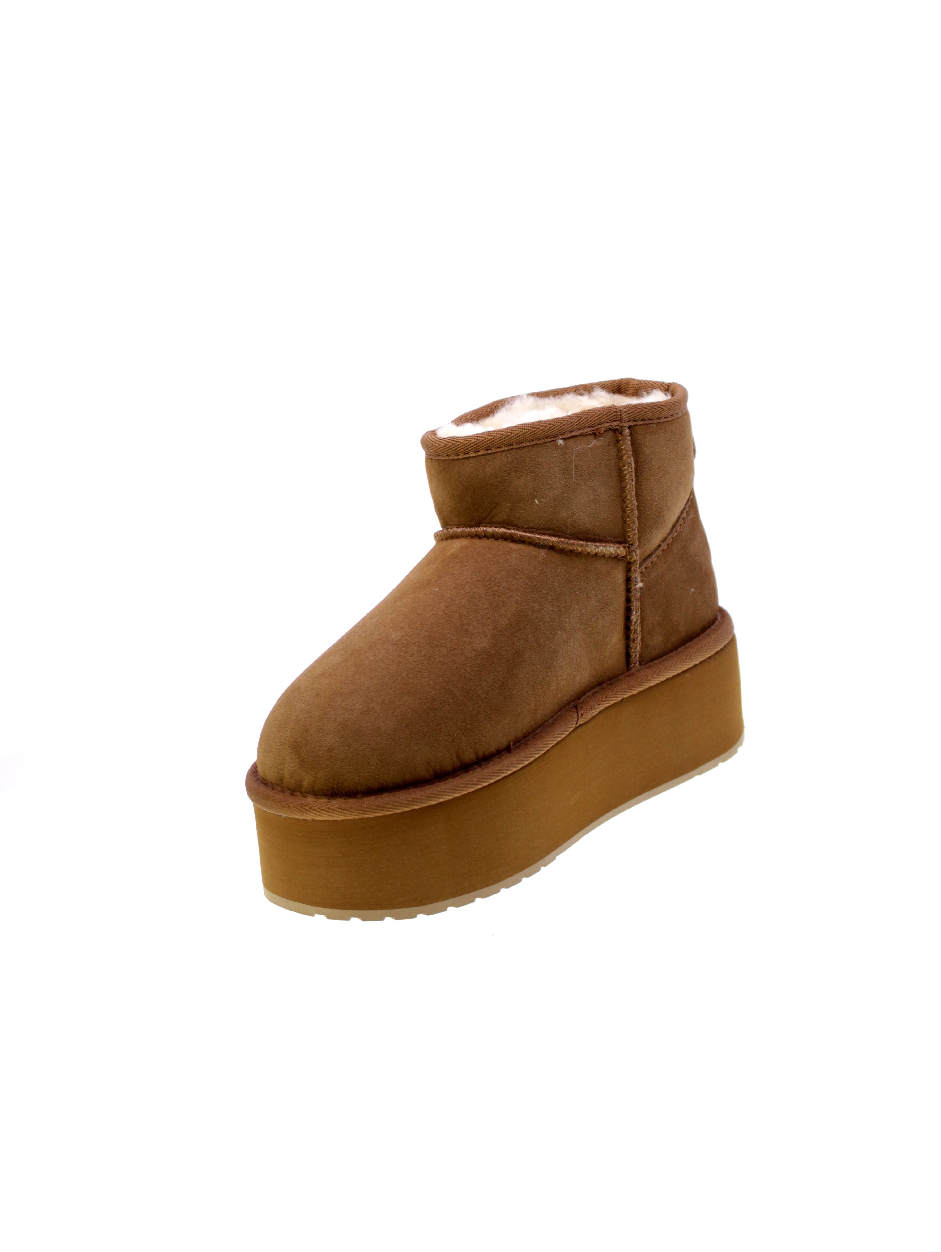 Emu australia Stivaletto Donna Cuoio Stinger Micro Flatform W13082-ches