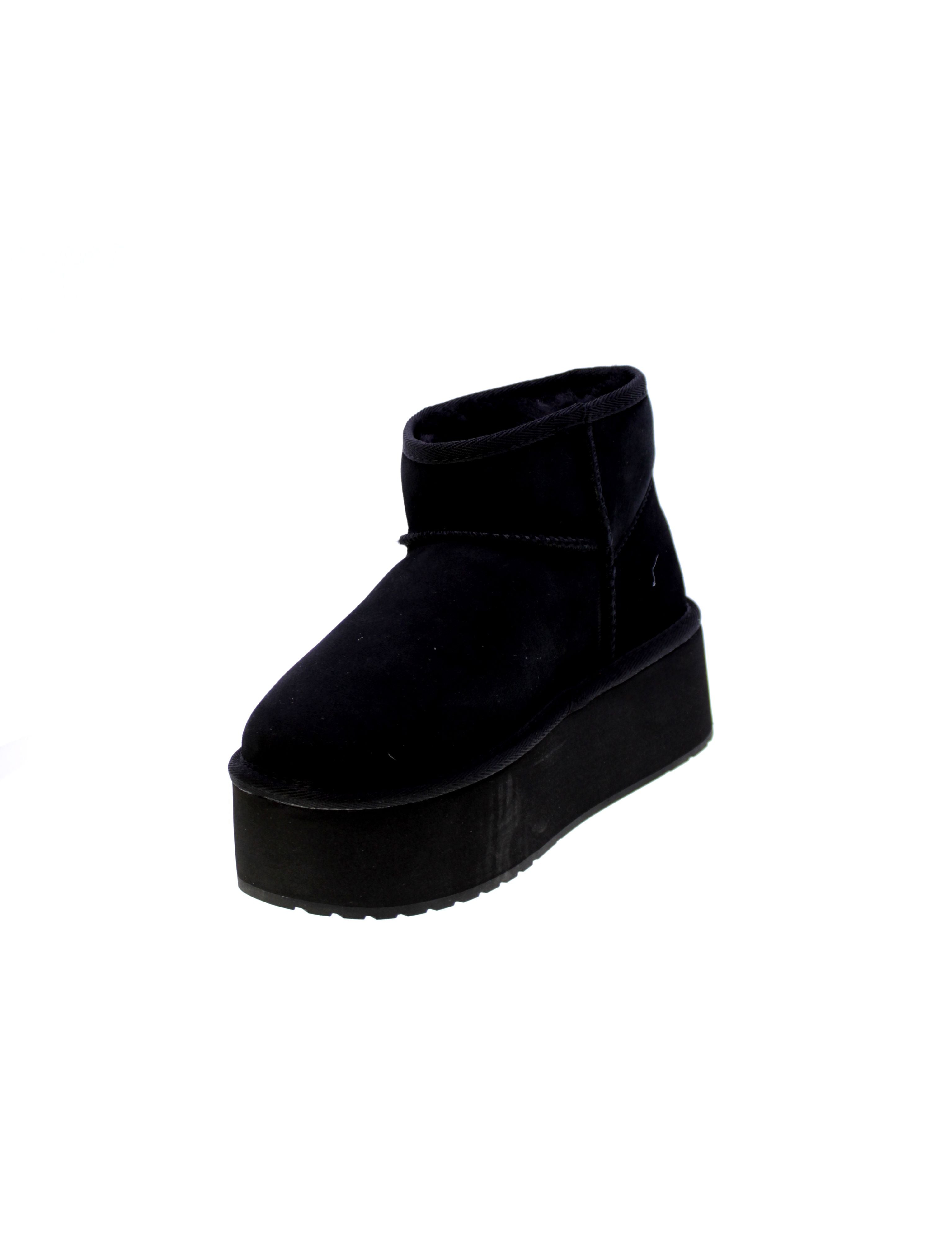 Emu australia Stivaletto Donna Nero Stinger Micro Flatform W13082-blk
