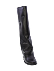 N.6 milano Stivale Donna Nero Roma101