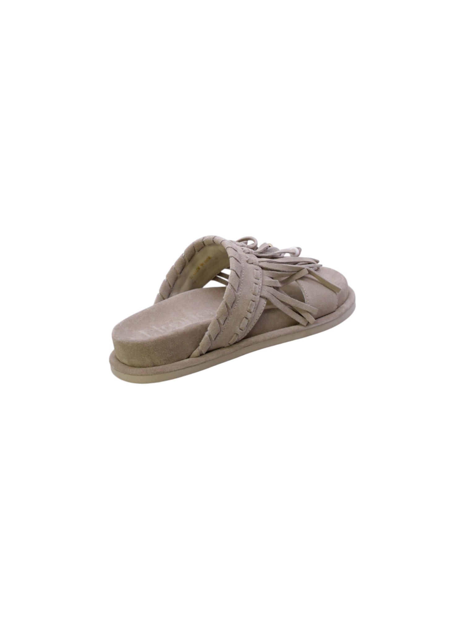 Apepazza Sandalo Mules Frange Donna Beige S5apache01 Alba