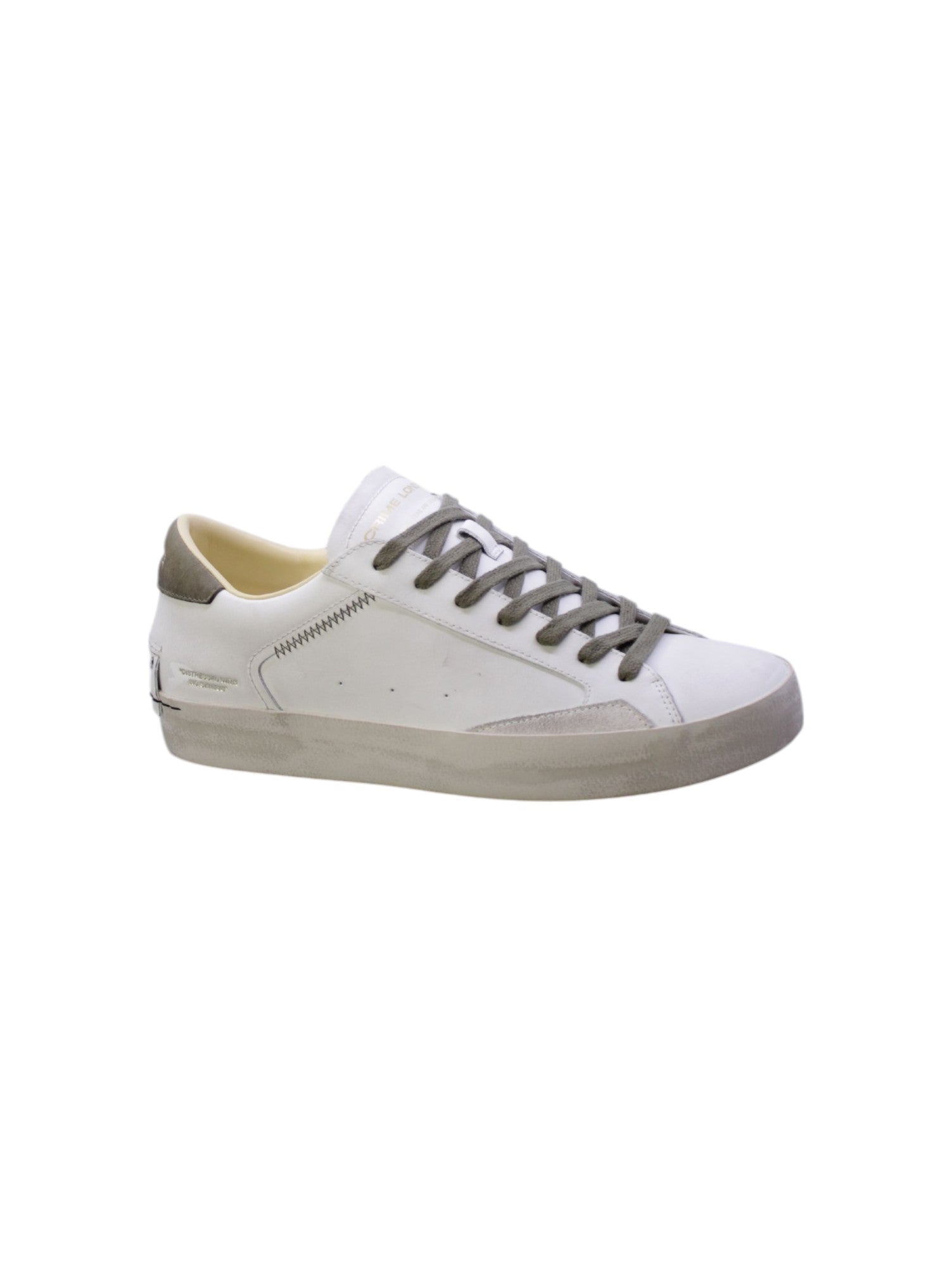 Crime london Sneakers Uomo Bianco Distressed 14001pp7b