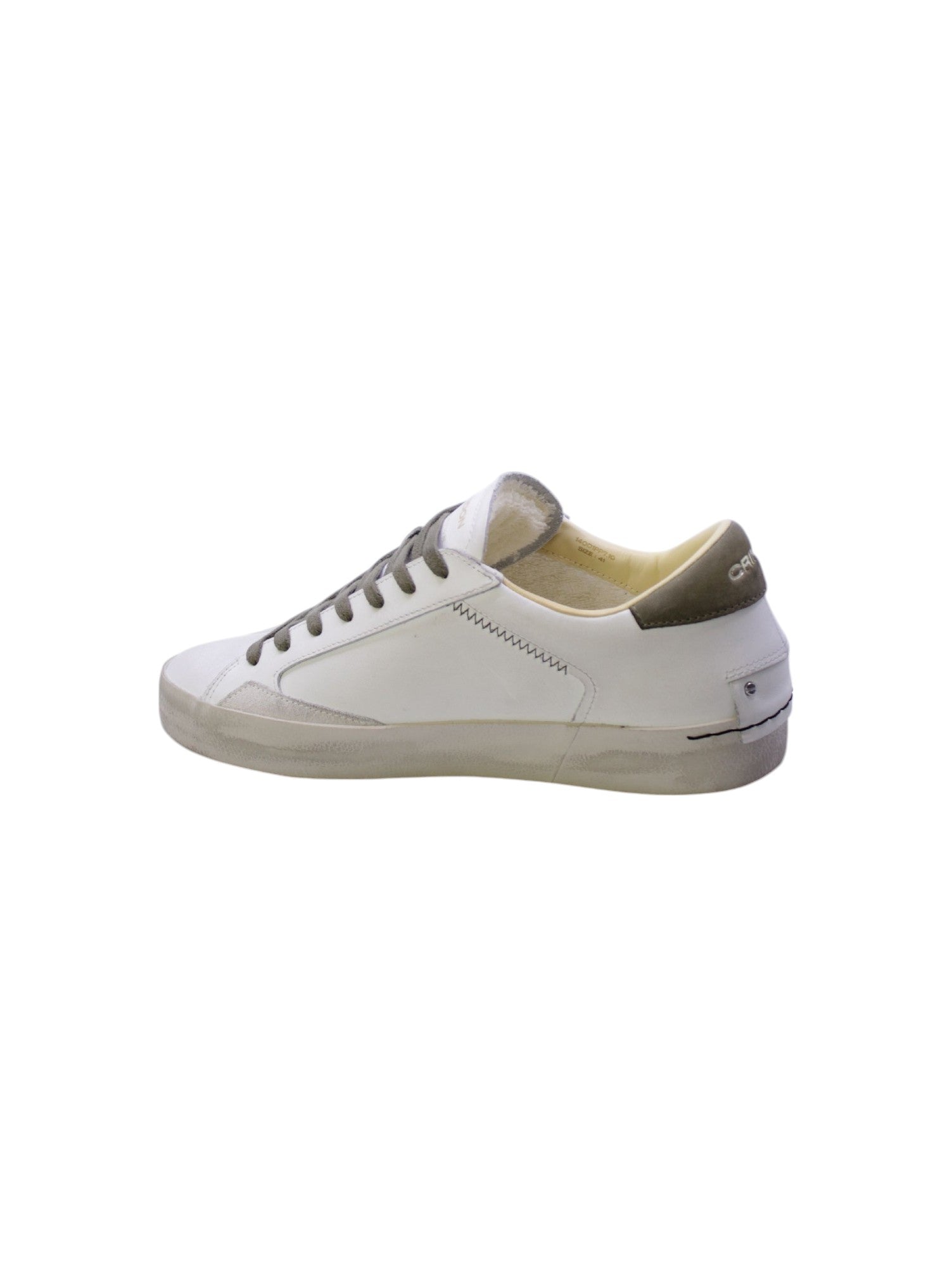 Crime london Sneakers Uomo Bianco Distressed 14001pp7b