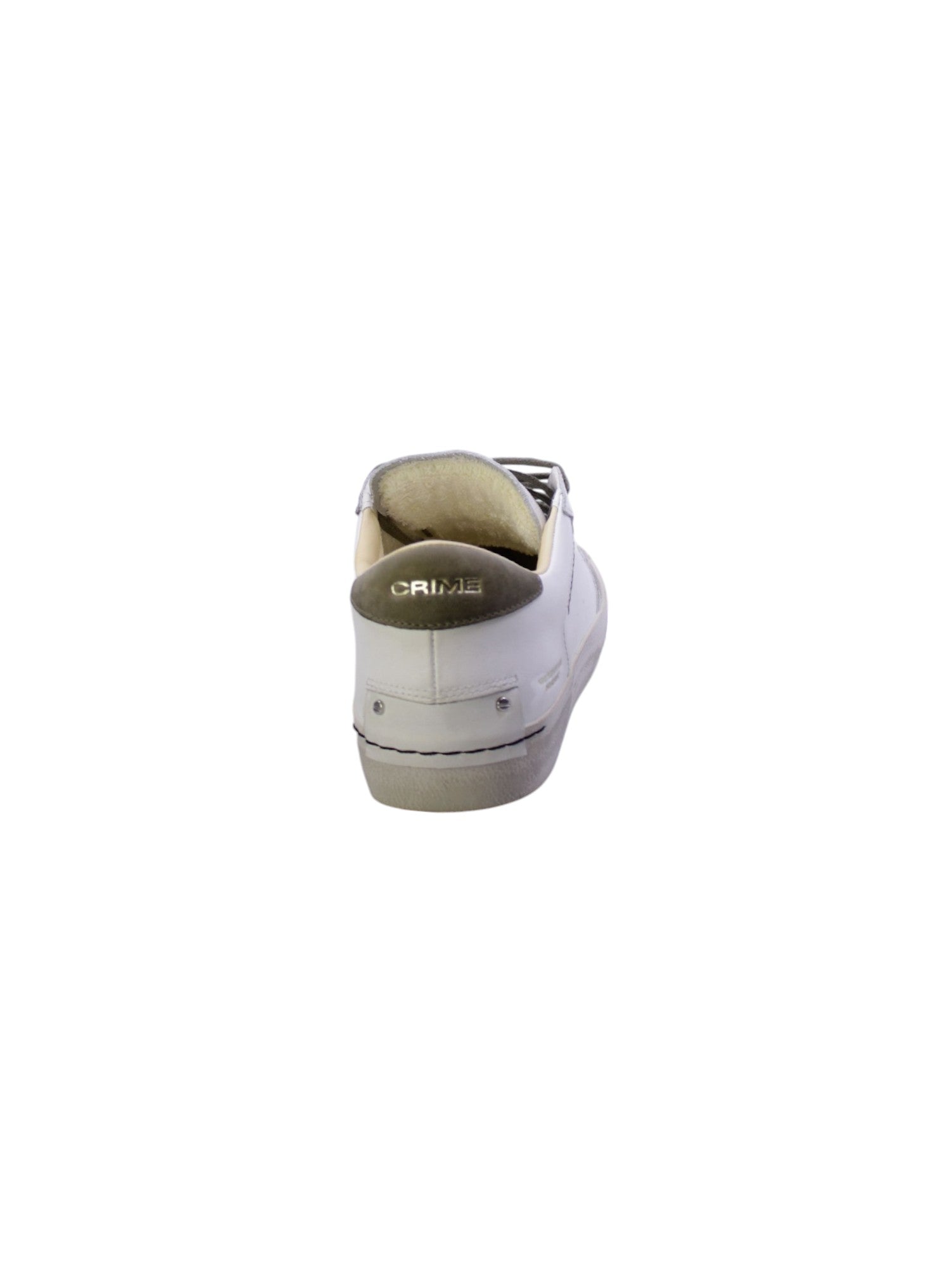 Crime london Sneakers Uomo Bianco Distressed 14001pp7b