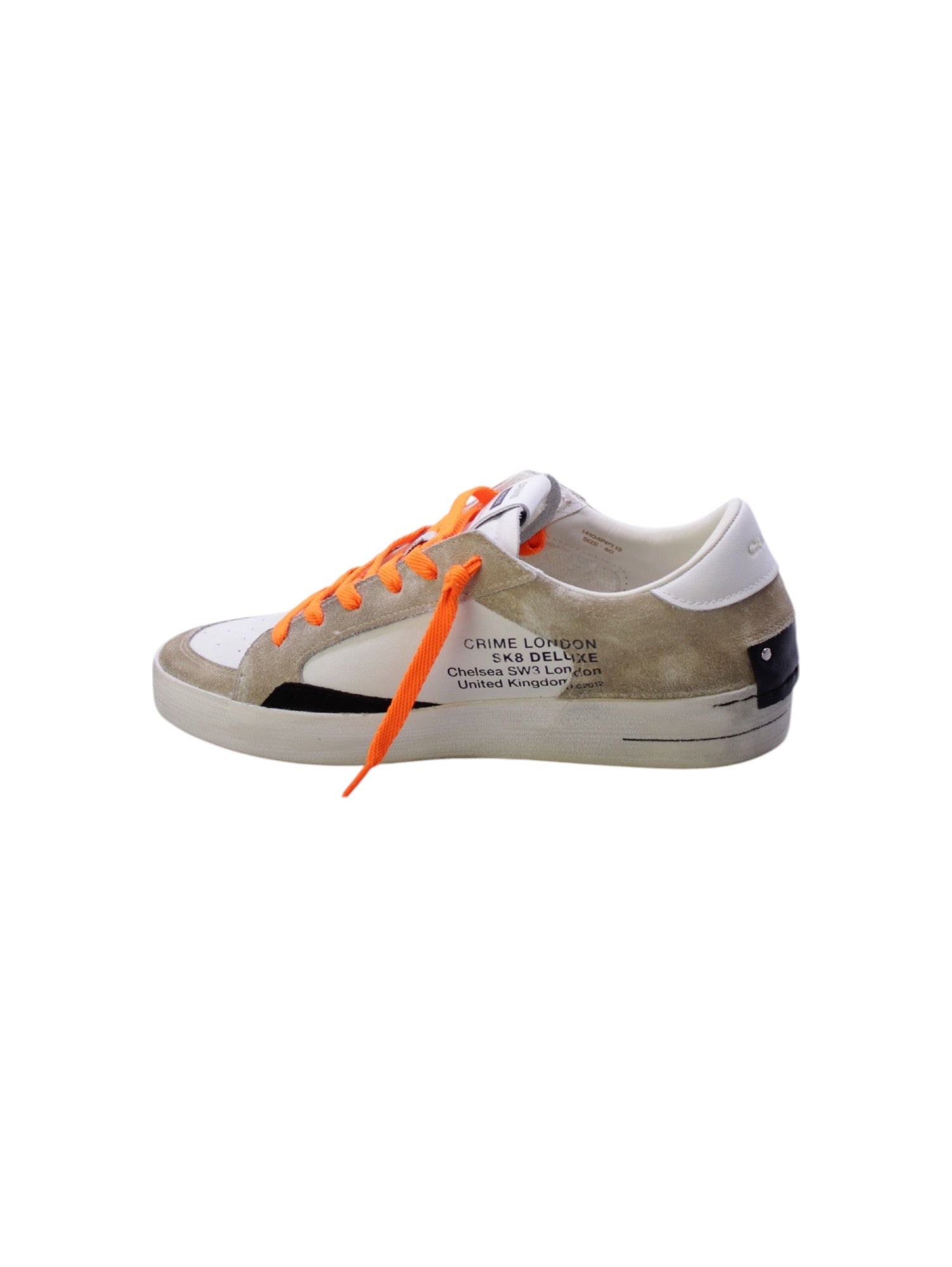 Crime london Sneakers Uomo Bianco Sk8 Deluxe 14104pp7b