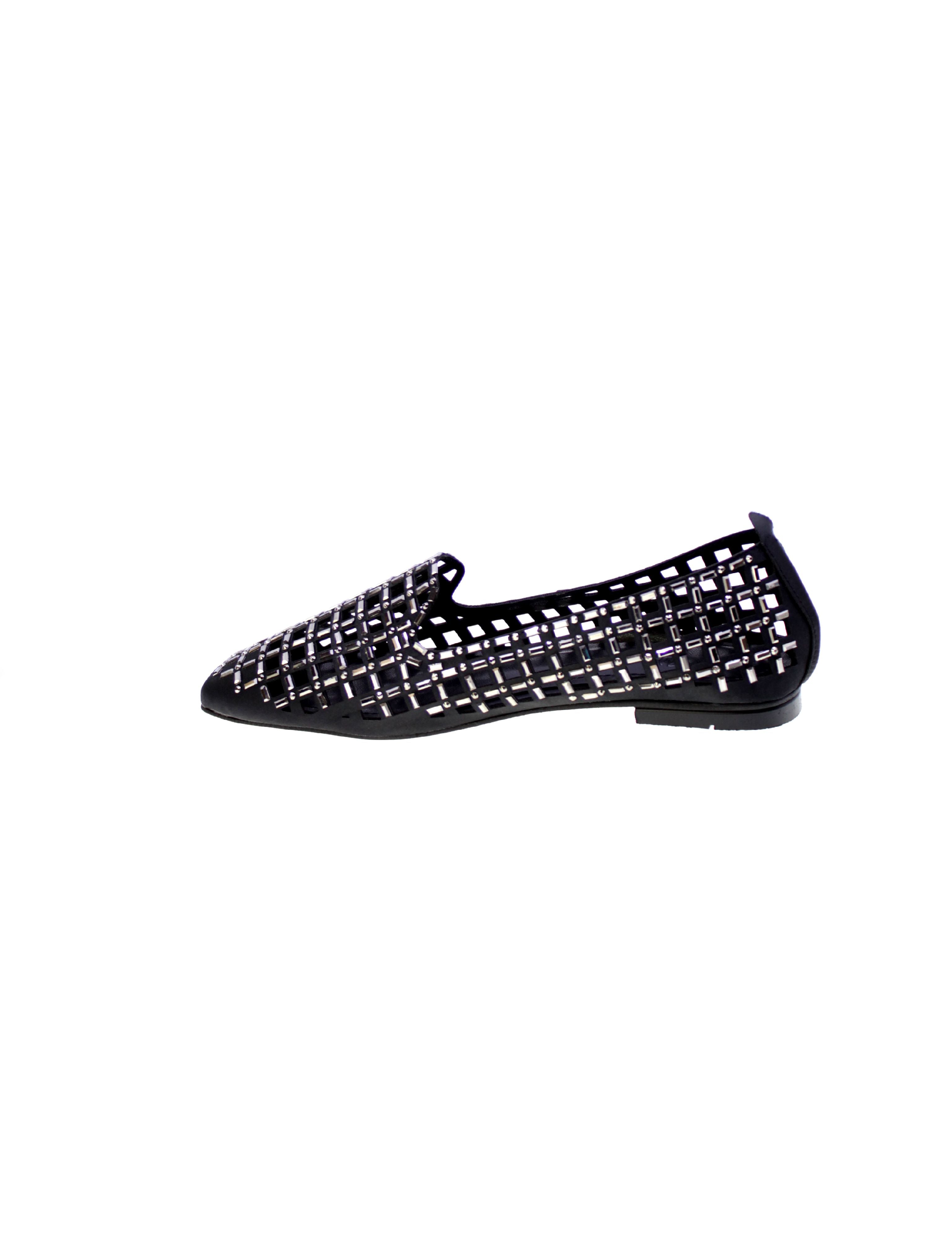 Exe Decollete Basso Strass Donna Nero Smp09