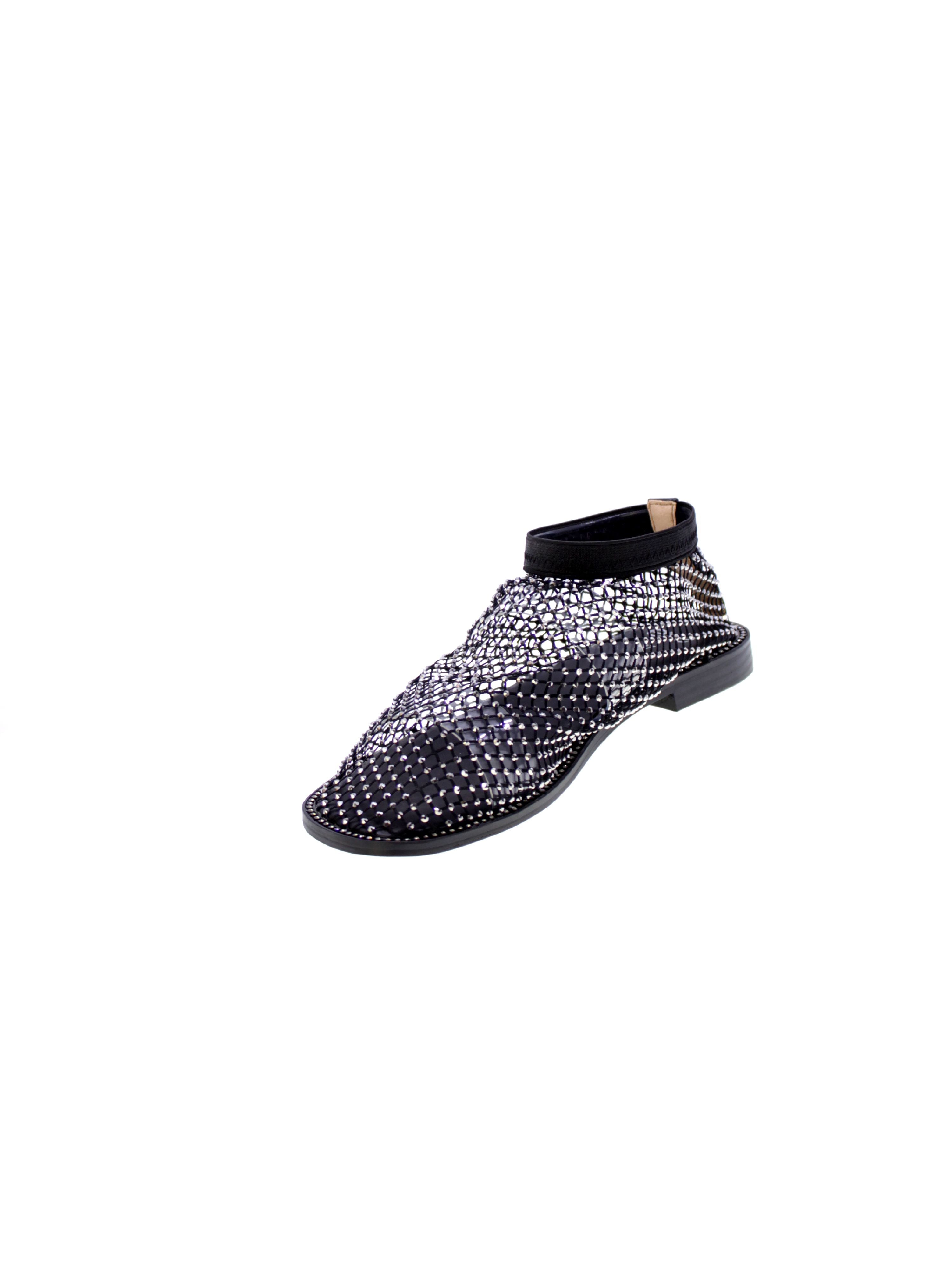 Exe Sandalo Basso Rete Donna Nero H3034-18