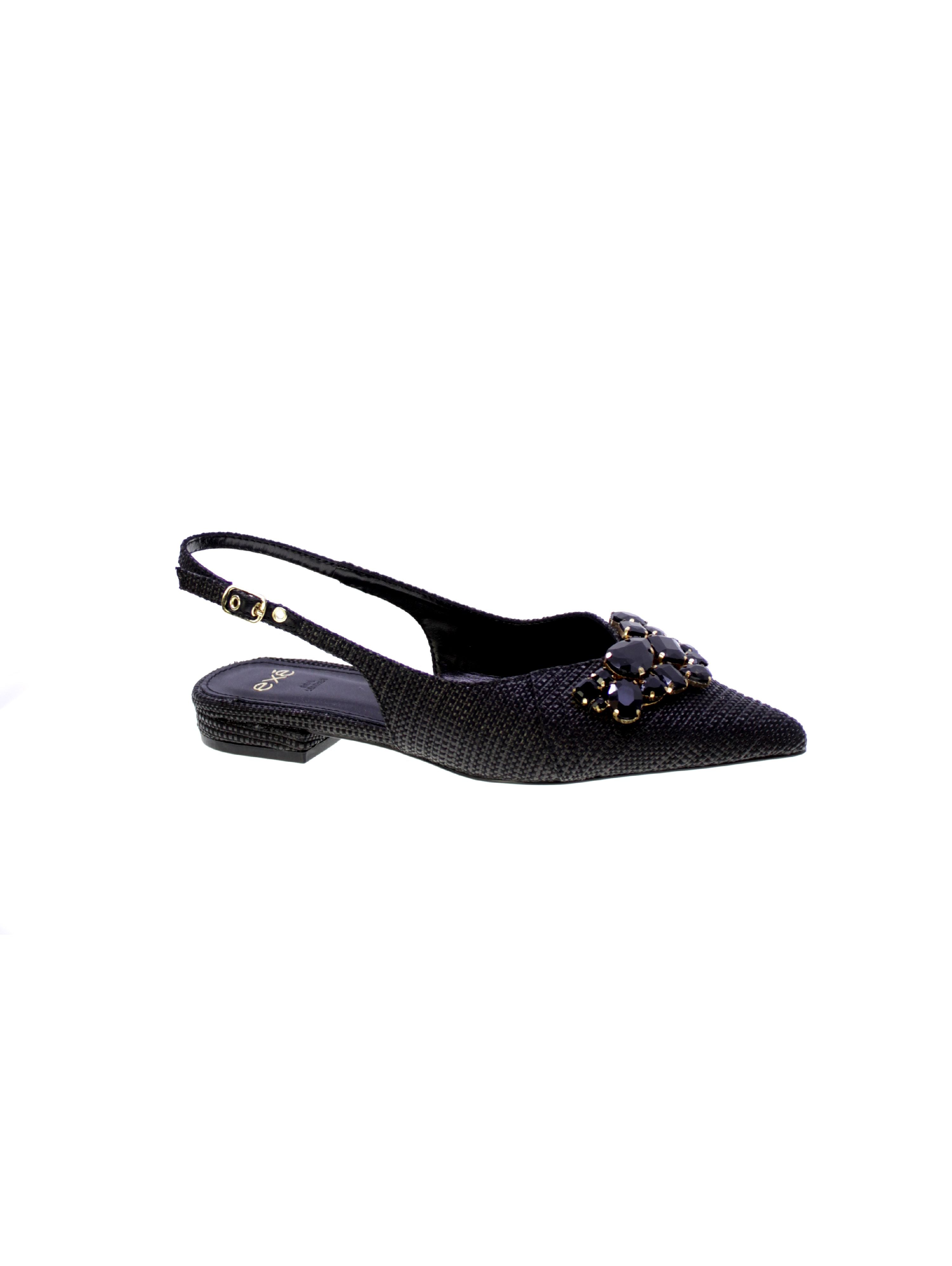 Exe Decollete Basso Tallone Aperto Donna Nero Kendal-450