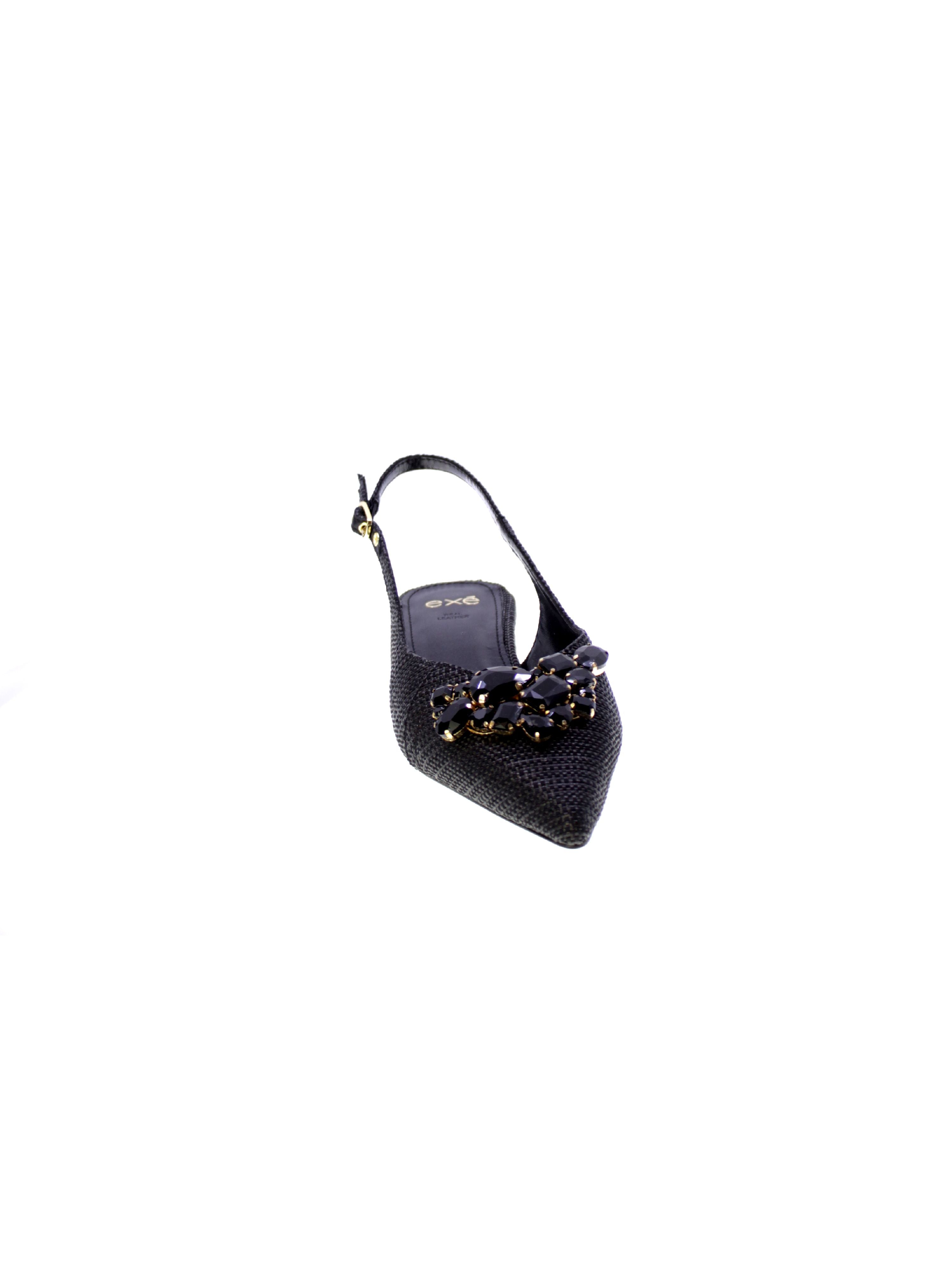 Exe Decollete Basso Tallone Aperto Donna Nero Kendal-450