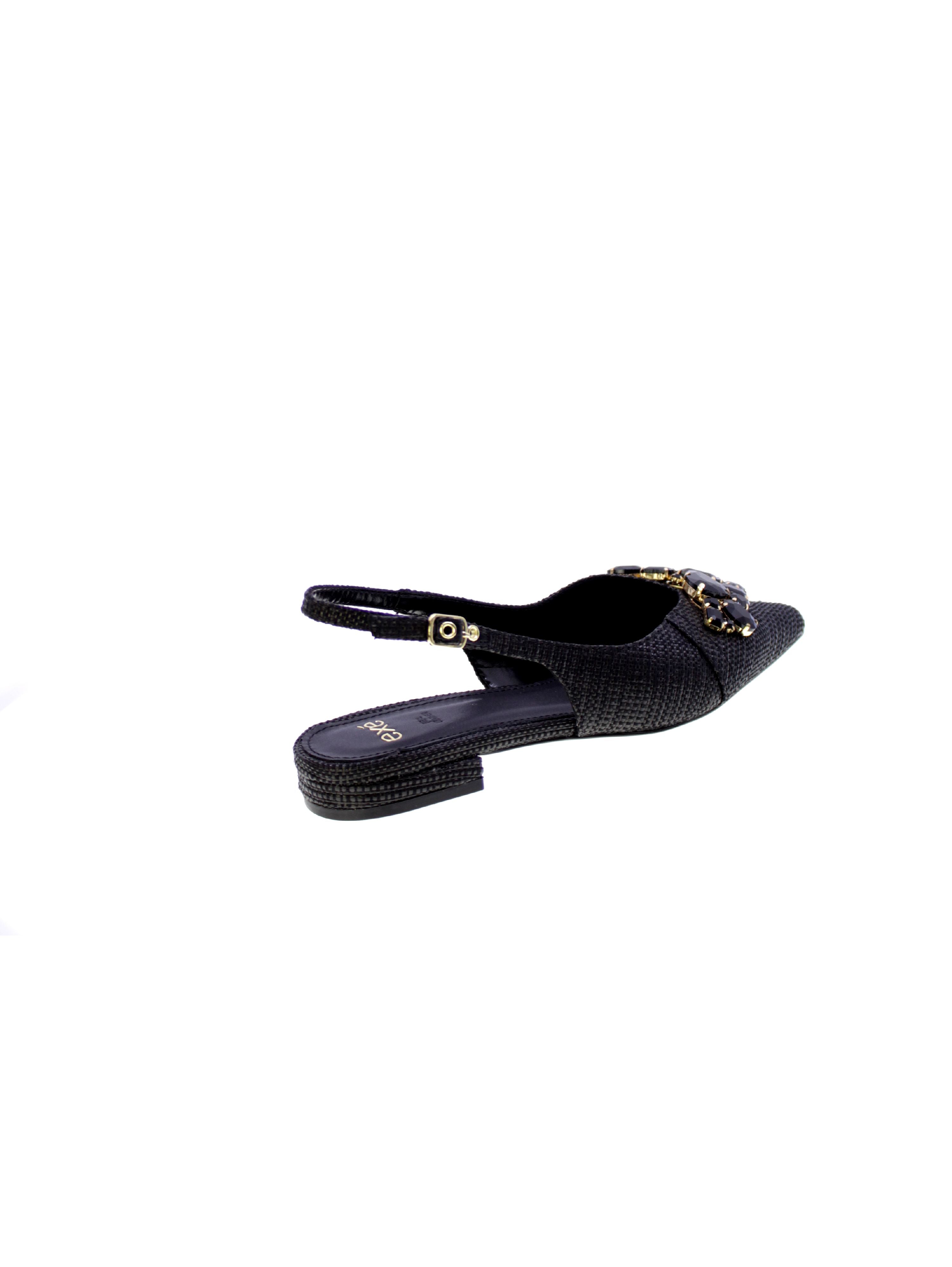 Exe Decollete Basso Tallone Aperto Donna Nero Kendal-450