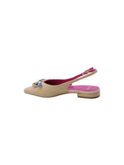 Exe Decollete Basso Tallone Aperto Donna Beige Kendal-450