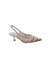 Exe Decollete Tallone Aperto Donna Avorio/Oro Selena-851