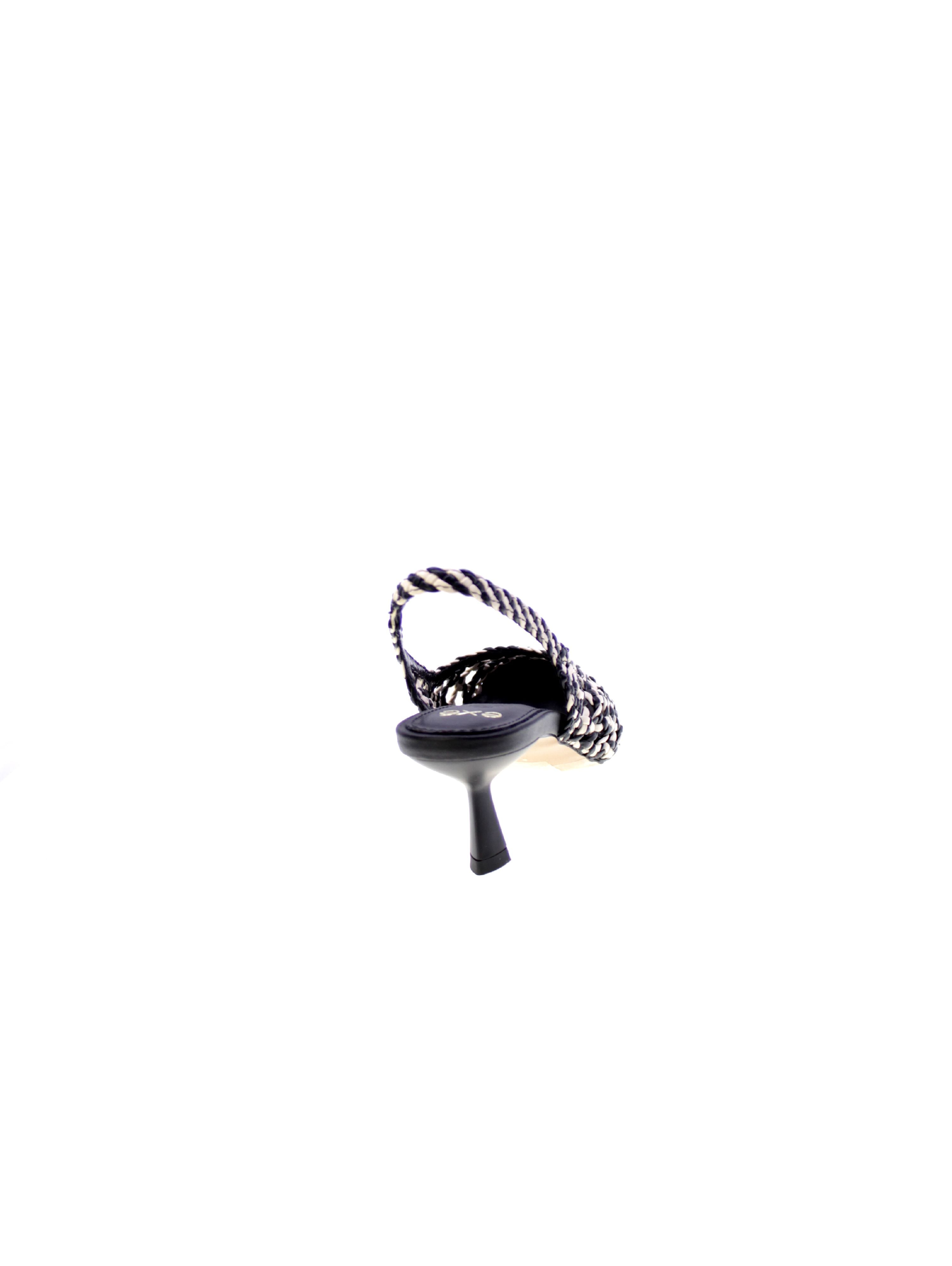 Exe Decollete Tallone Aperto Donna Nero/Nudo Selena-851