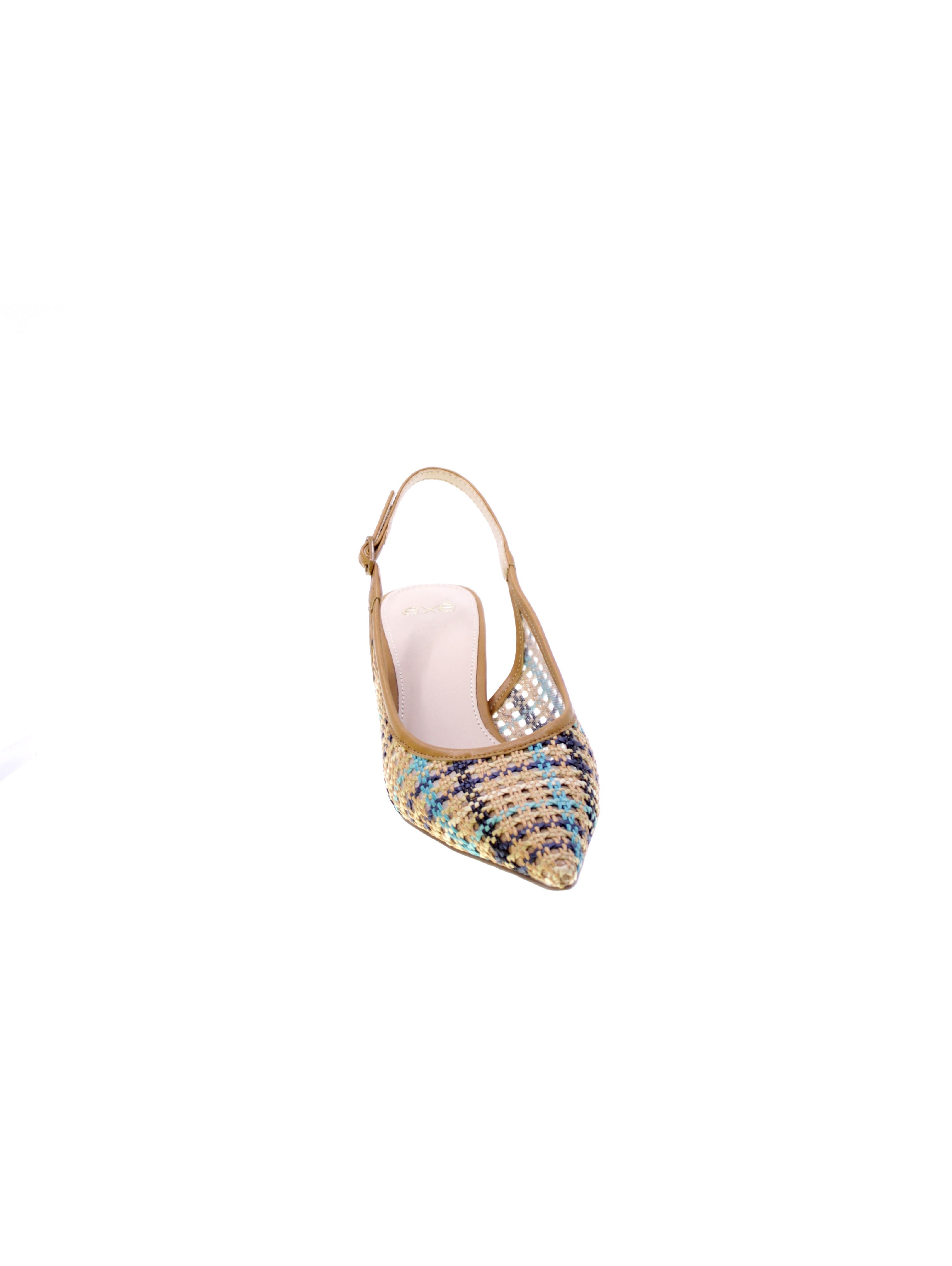 Exe Decollete Tallone Aperto Donna Camel Iris-442