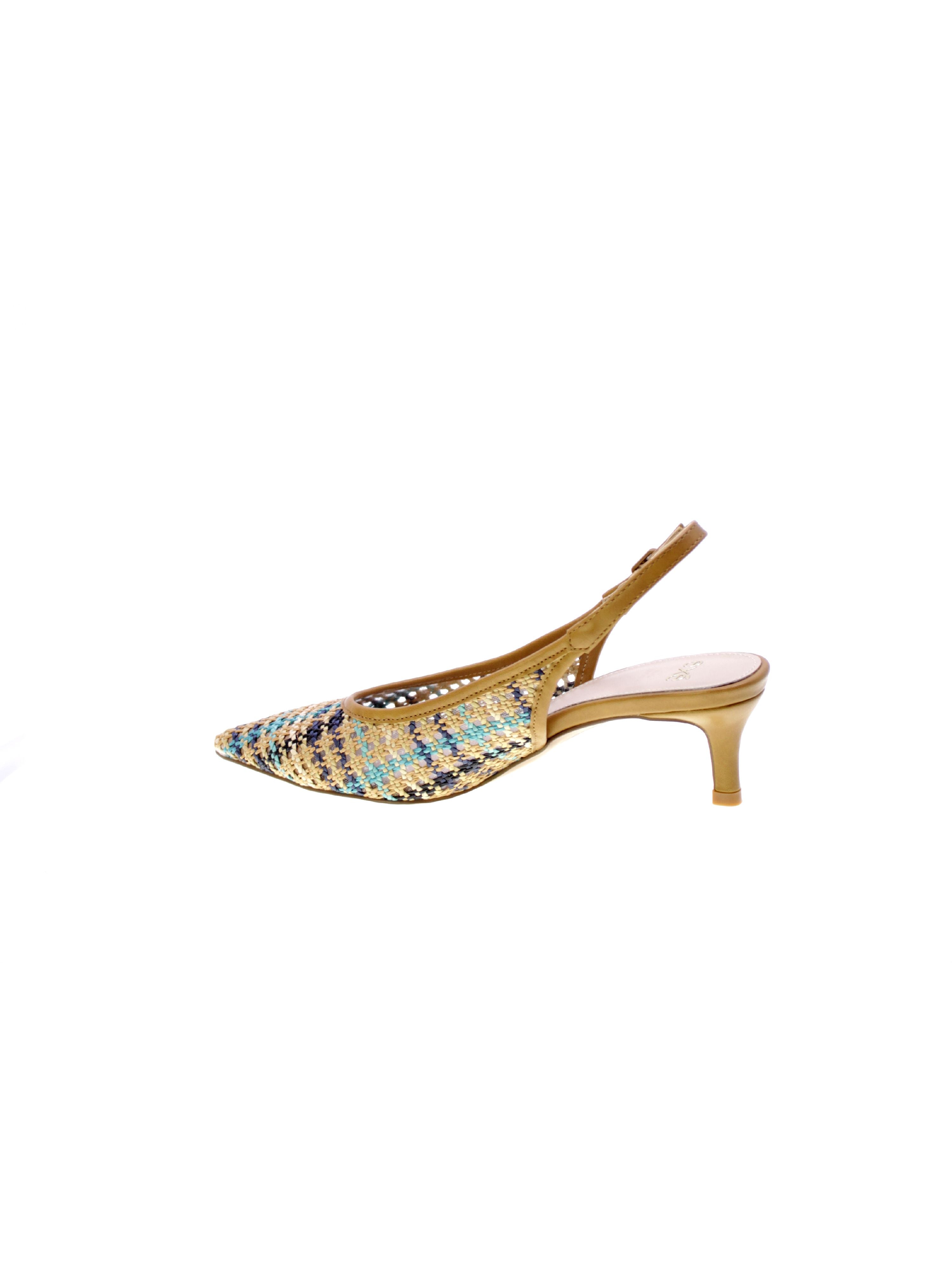 Exe Decollete Tallone Aperto Donna Camel Iris-442