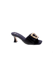 Exe Sandalo Mules Rafia Donna Nero Lucia-190