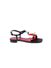 Tsakiris mallas Sandalo Basso Corallo Donna Nero Jane-642