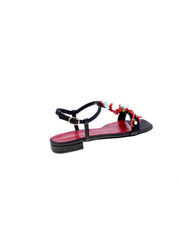 Tsakiris mallas Sandalo Basso Corallo Donna Nero Jane-642