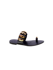 Exe Sandalo Basso Monodito Donna Nero Nss01