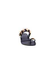 Exe Sandalo Basso Monodito Donna Nero Nss01