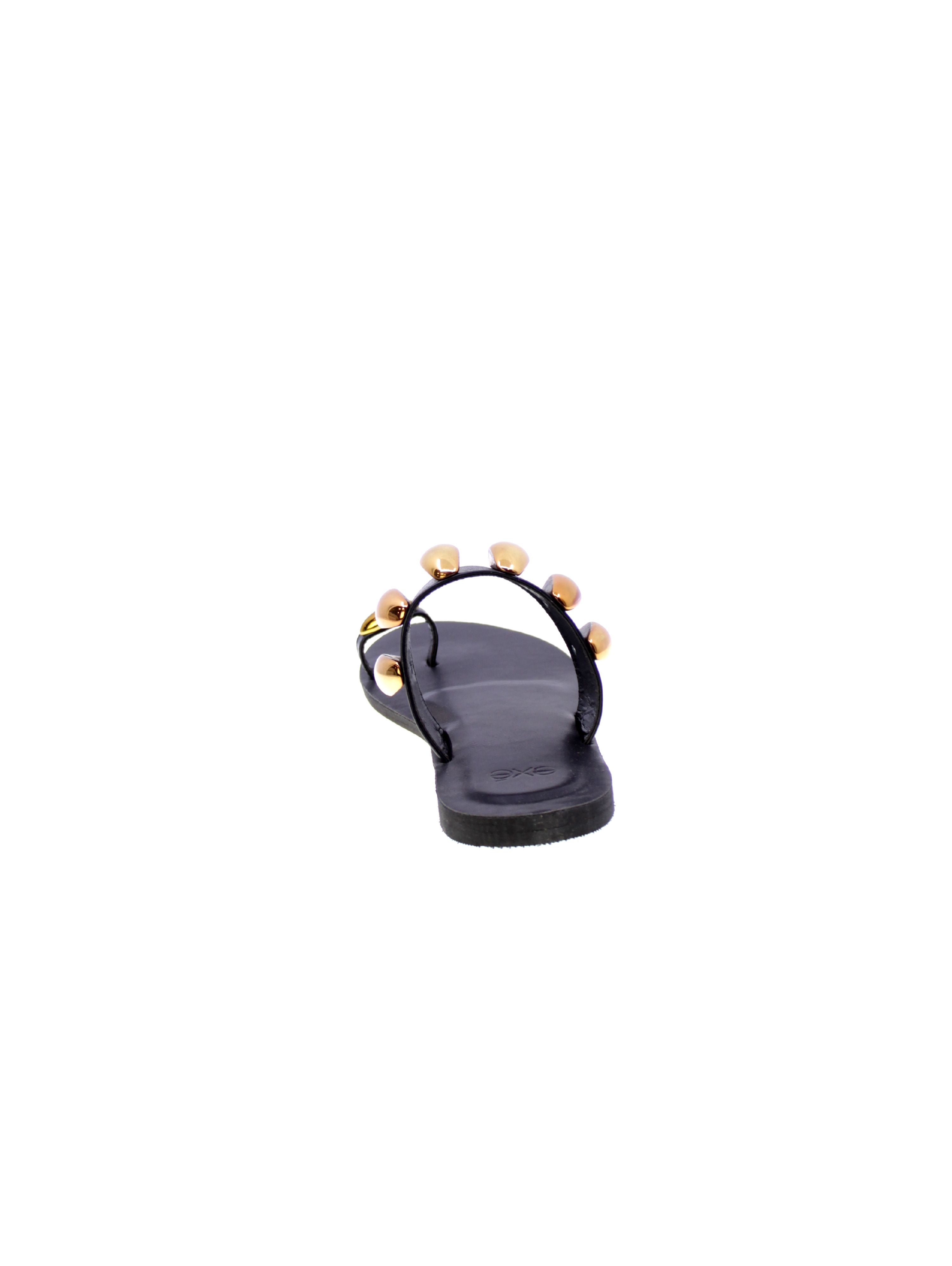 Exe Sandalo Basso Monodito Donna Nero Nss01