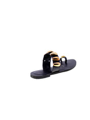 Exe Sandalo Basso Monodito Donna Nero Nss01