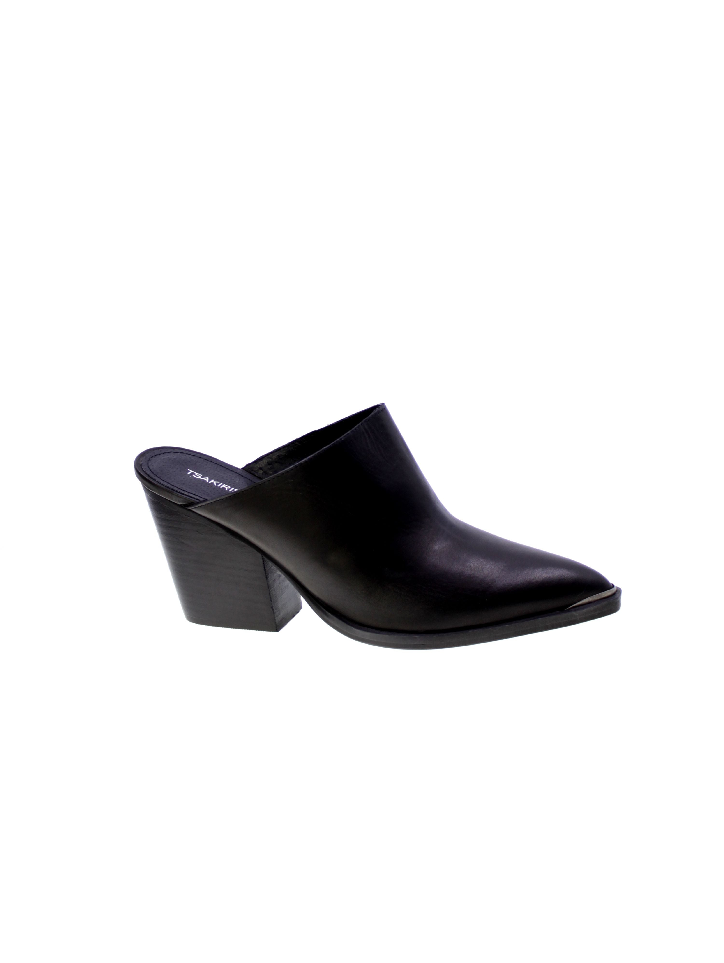Tsakiris mallas Sandalo Sabot Donna Nero Indiana-795