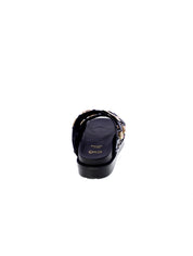 Exe Sandalo Mules Doppia Fascia Donna Nero Rs-2150