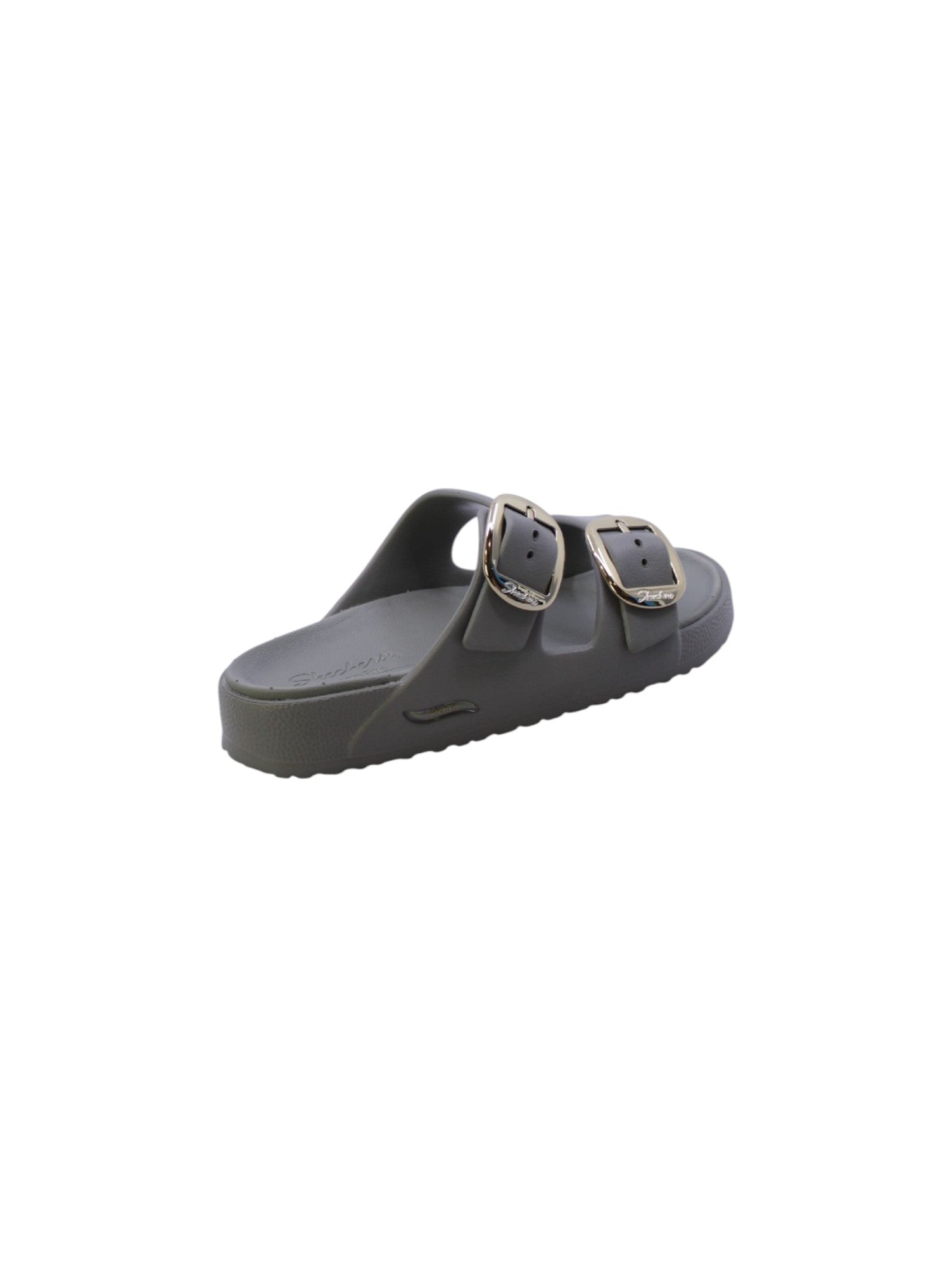 Skechers Sandalo Mules Doppia Fascia Donna Oliva 111592olv Arch Fit Gold Star
