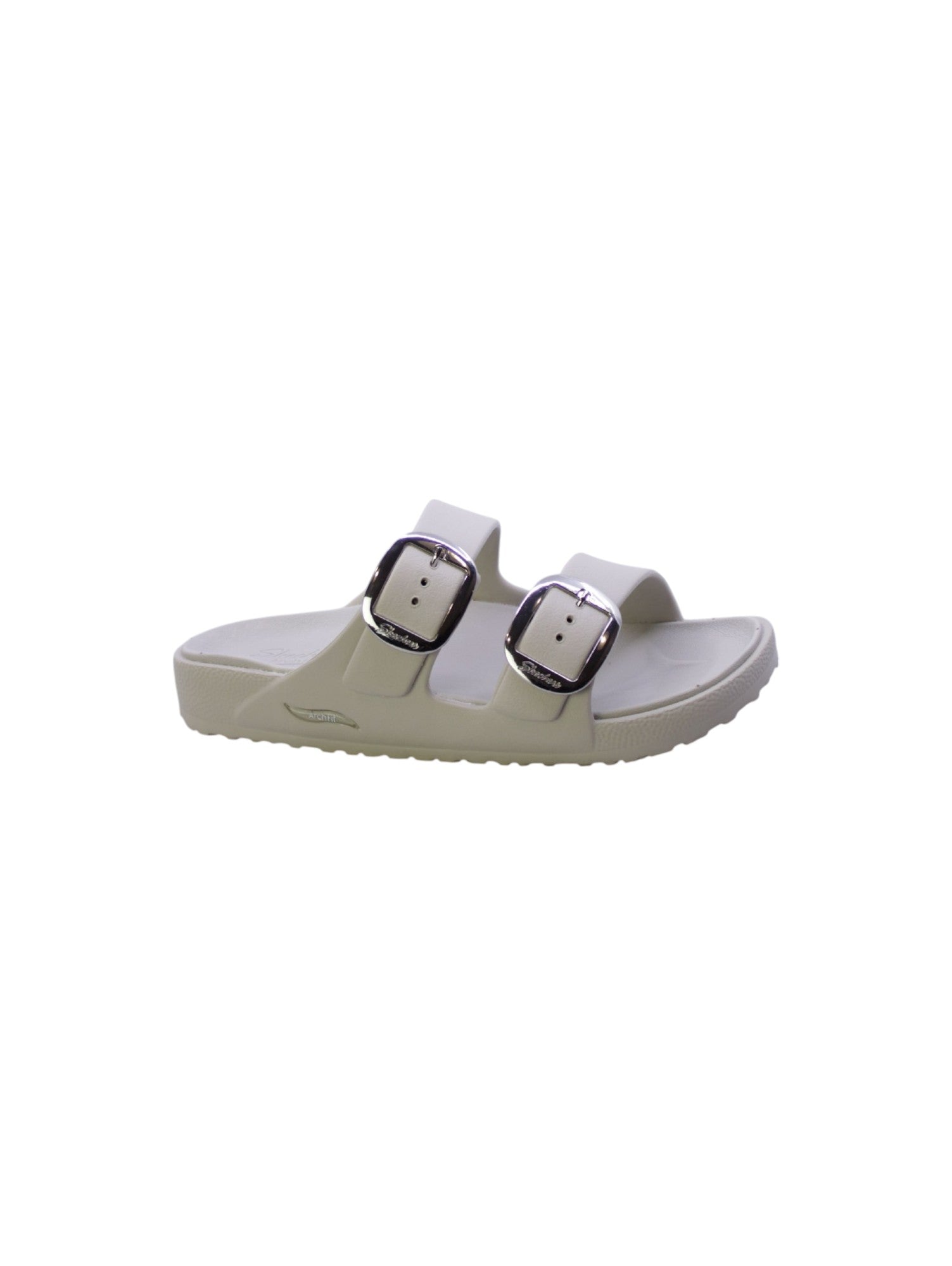 Skechers Sandalo Mules Dop Fascia Donna Naturale 111592nat Arch Fit Gold Star