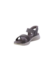 Skechers Sandalo Donna Dark Taupe 119975dktp Ultra Flex Never Better