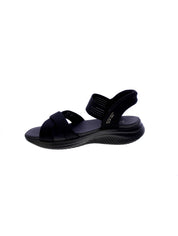 Skechers Sandalo Donna Nero 119975bbk Ultra Flex Never Better