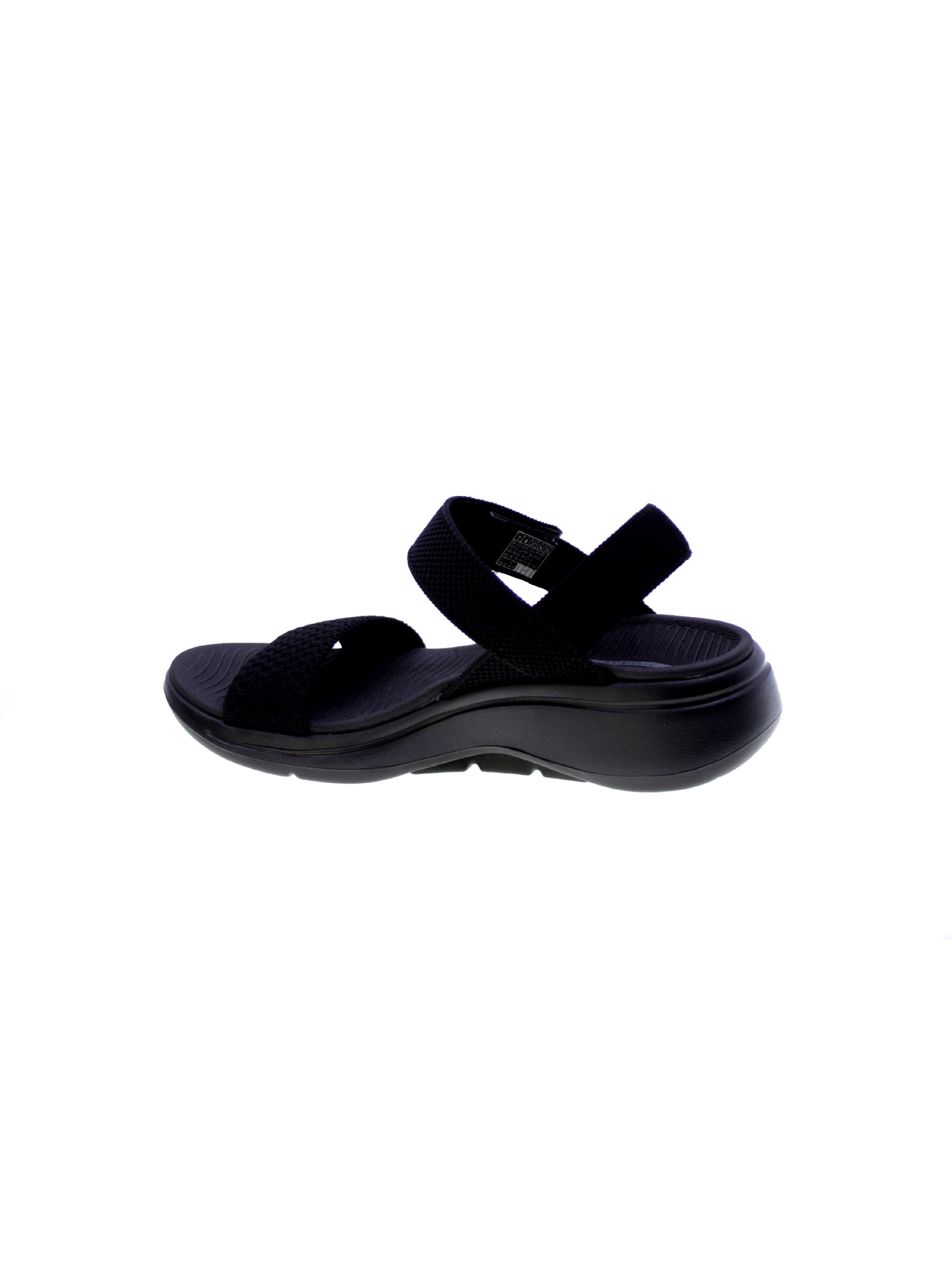 Skechers Sandalo Donna Nero Go Walk Arch Fit Sandal 140264bbk