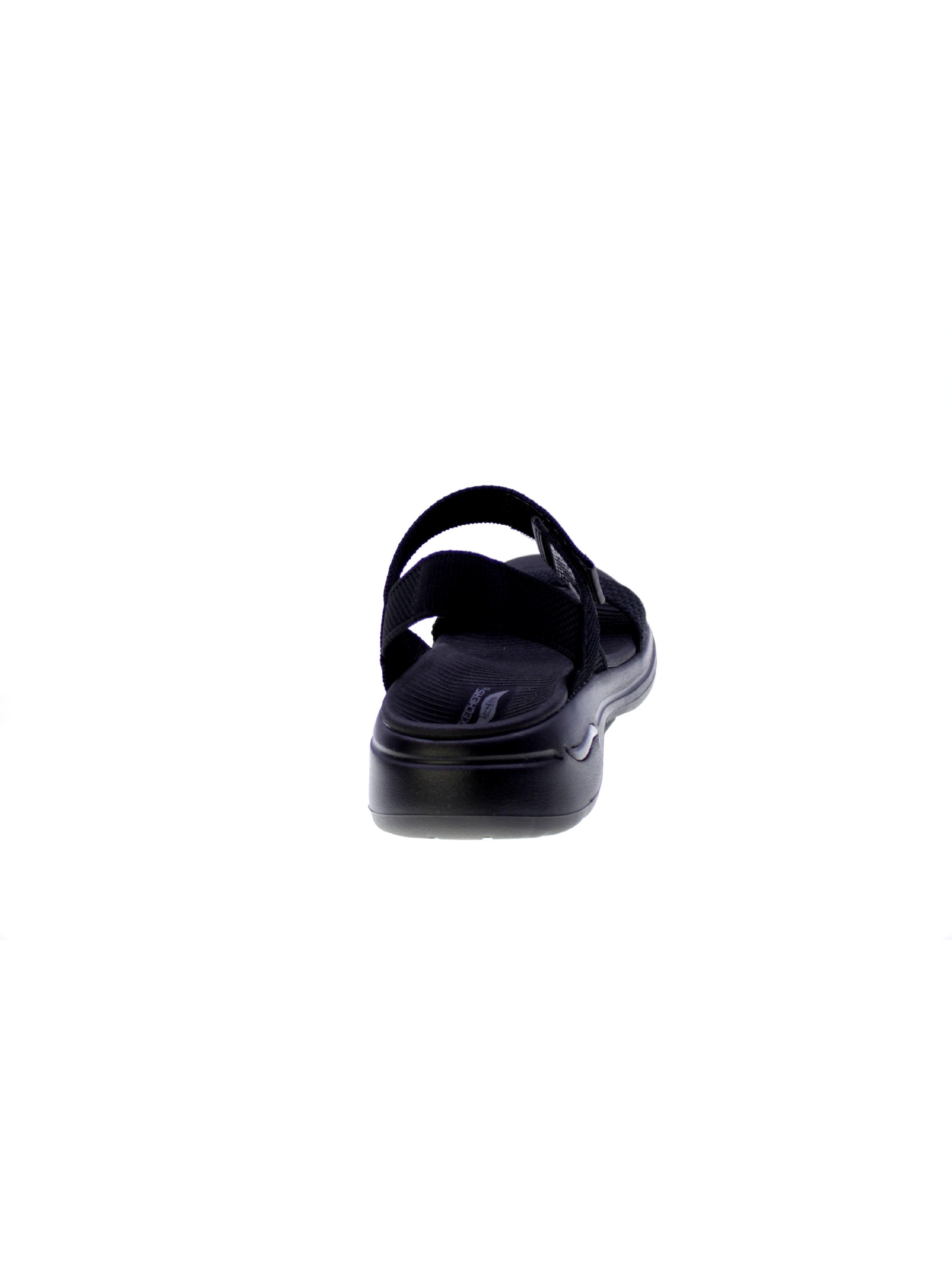 Skechers Sandalo Donna Nero Go Walk Arch Fit Sandal 140264bbk