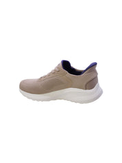 Skechers Sneakers Uomo Taupe 118312tpe Bobs Squad Chaos Solid Step