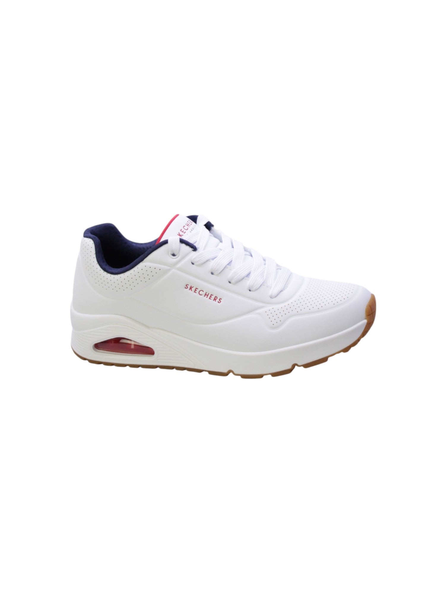 Skechers Sneakers Uomo Bianco 52458wnvr/25 Uno Stand On Air