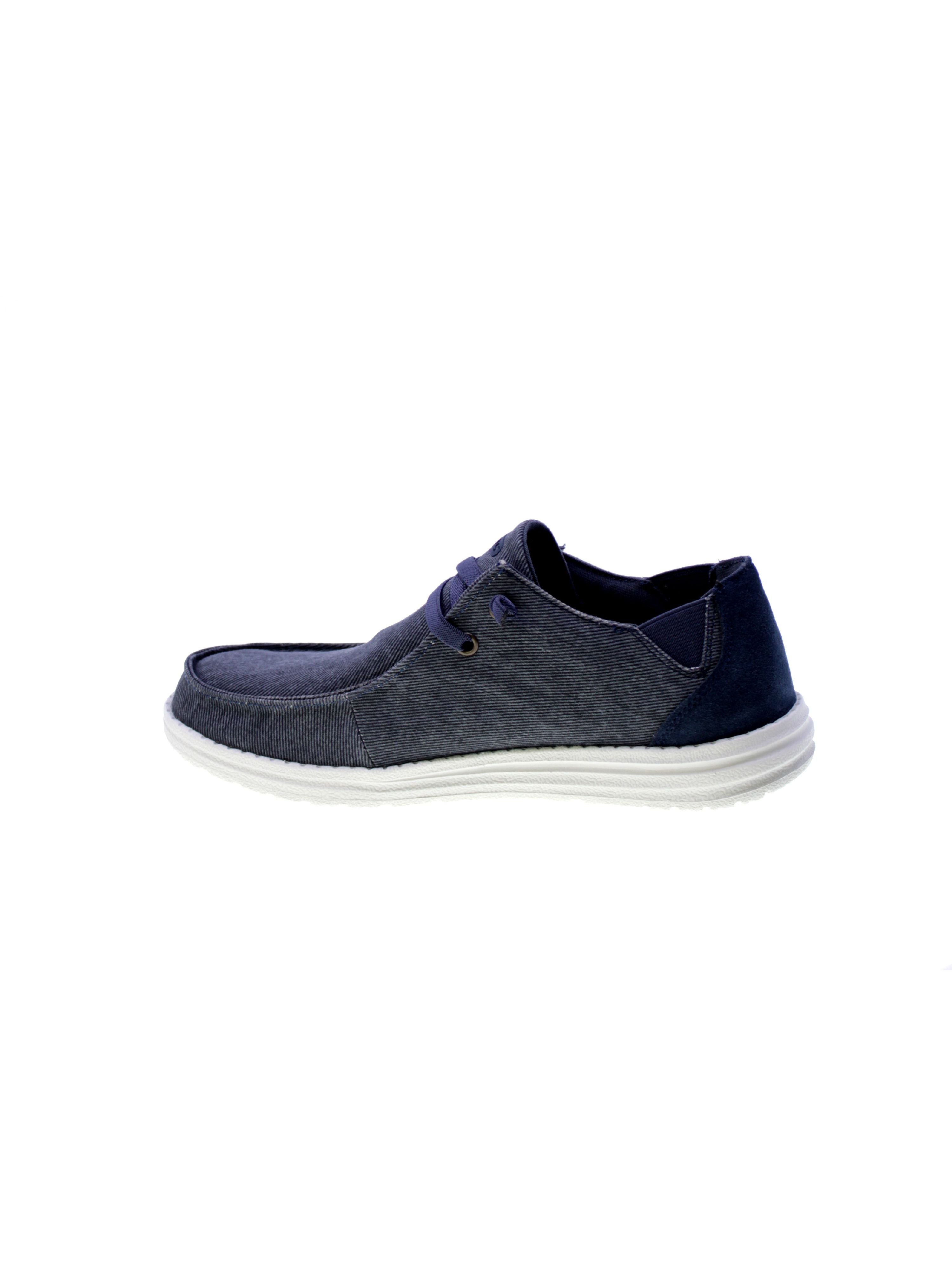 Skechers Mocassino Uomo Blue Melson Raymon 66387blue