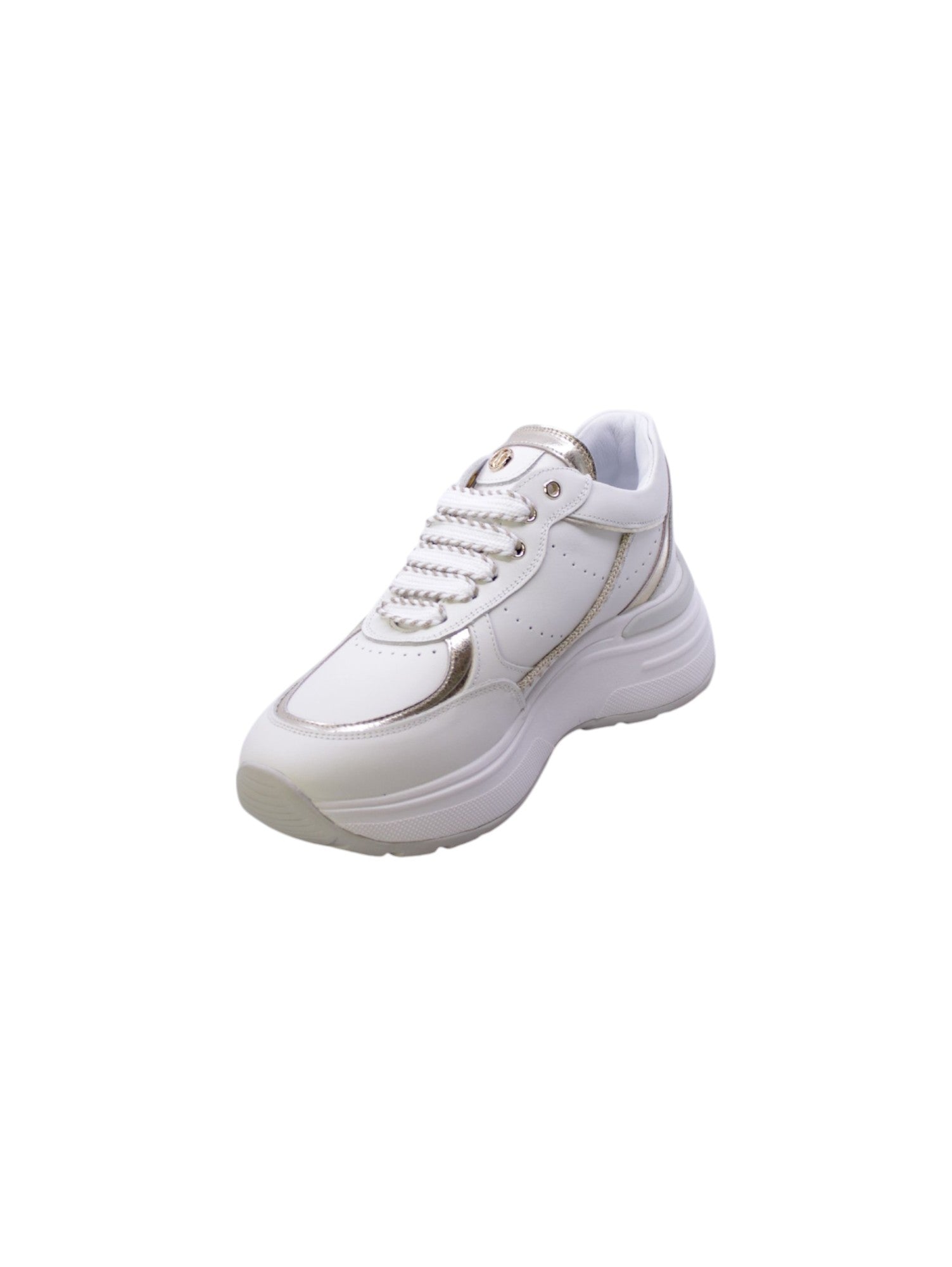 Janet & janet Sneakers Donna Bianco/Oro 060-79