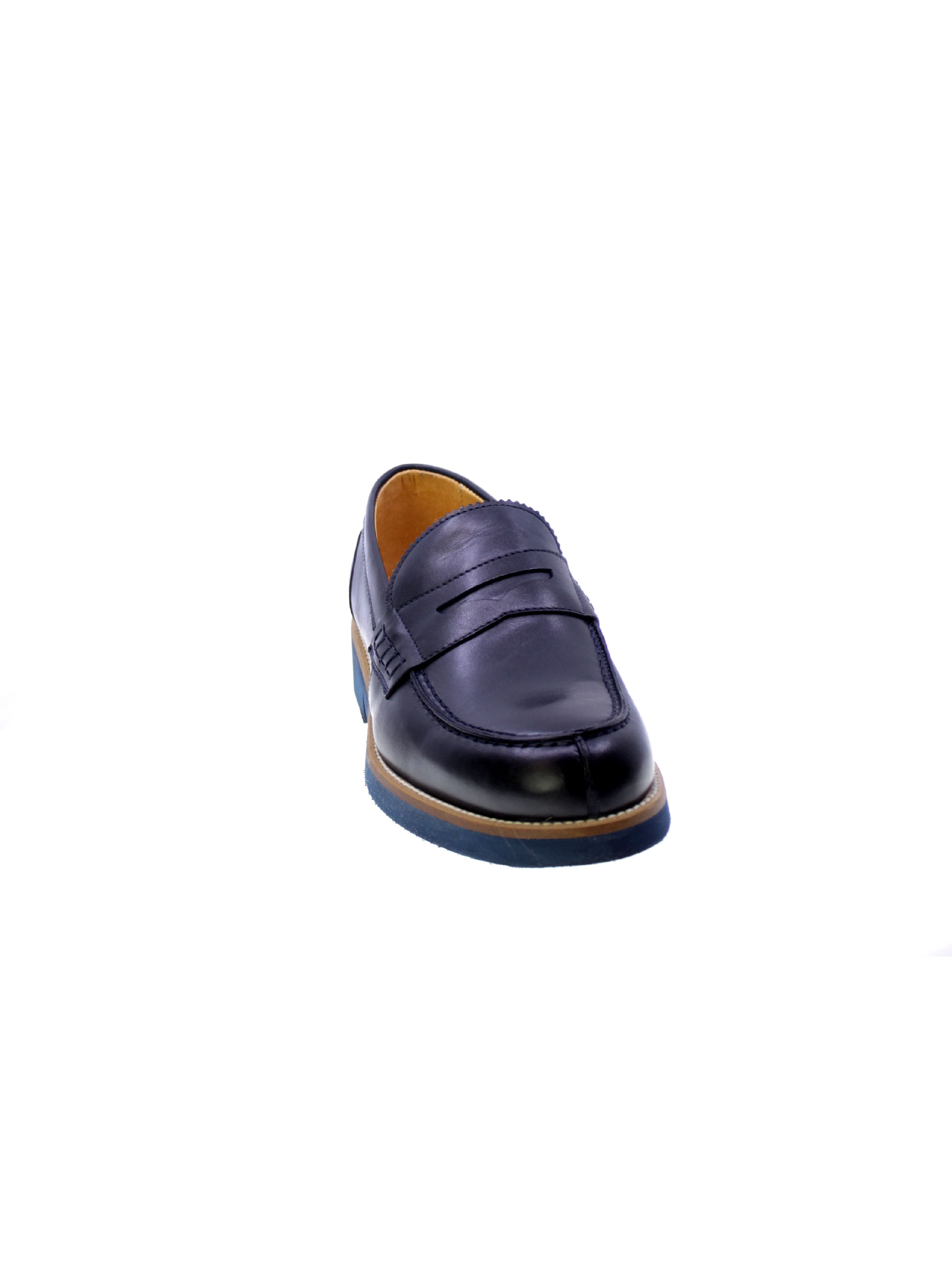 Exton Mocassino Penny Uomo Blue 2102/25