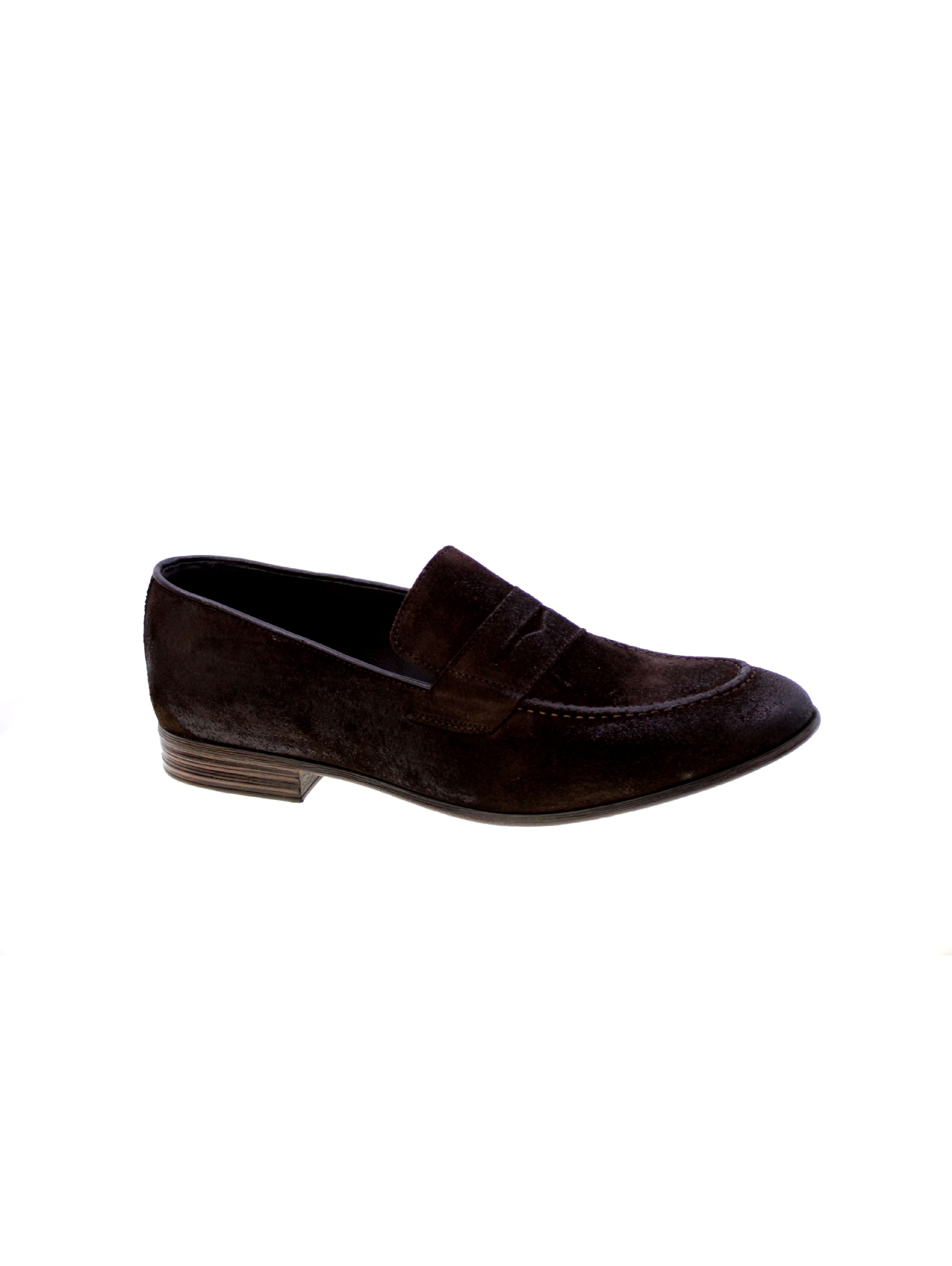 Exton Mocassino Penny Uomo Testa di moro 7120