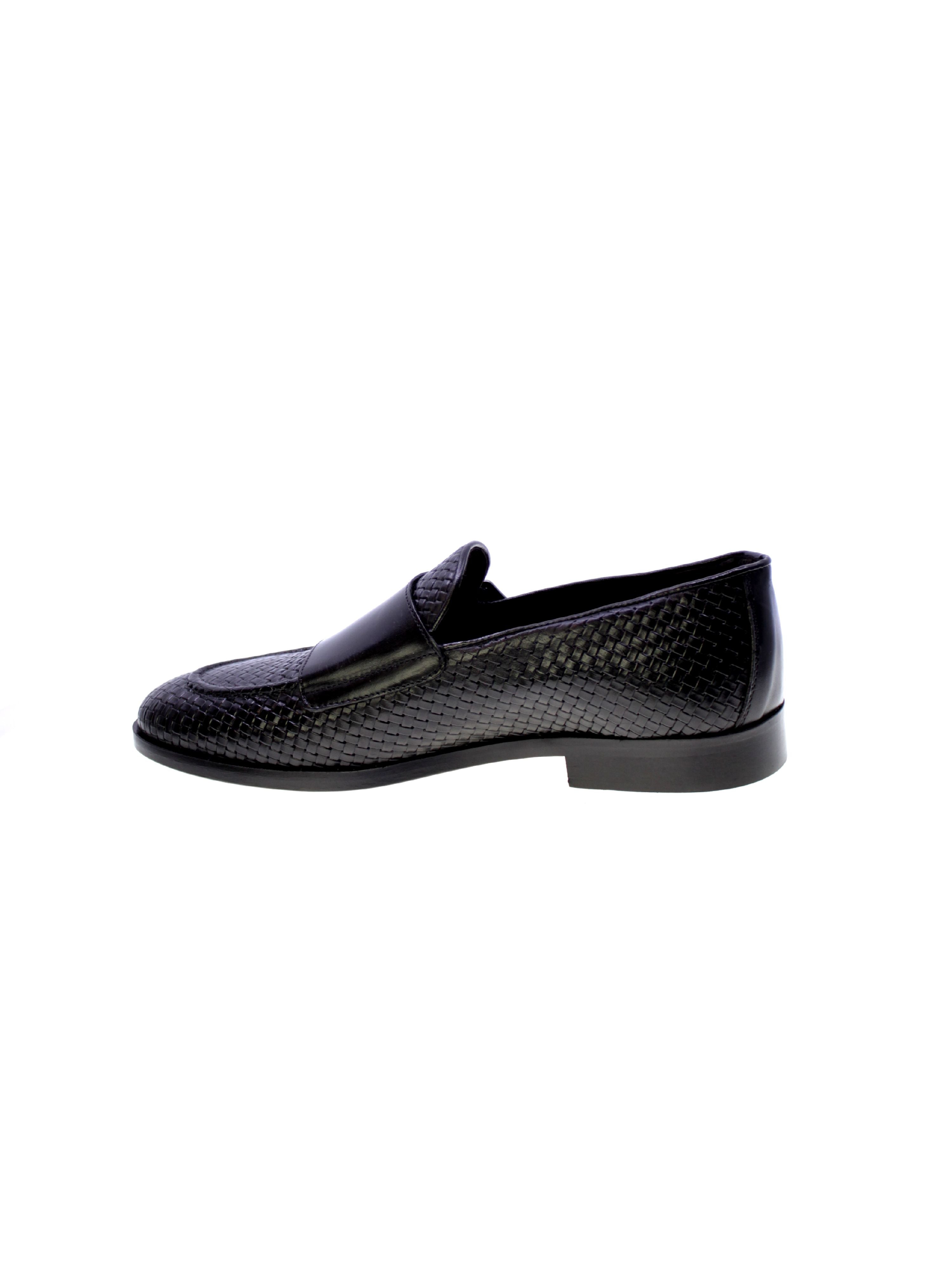 Exton Mocassino Doppia Fibbia Uomo Nero 1834
