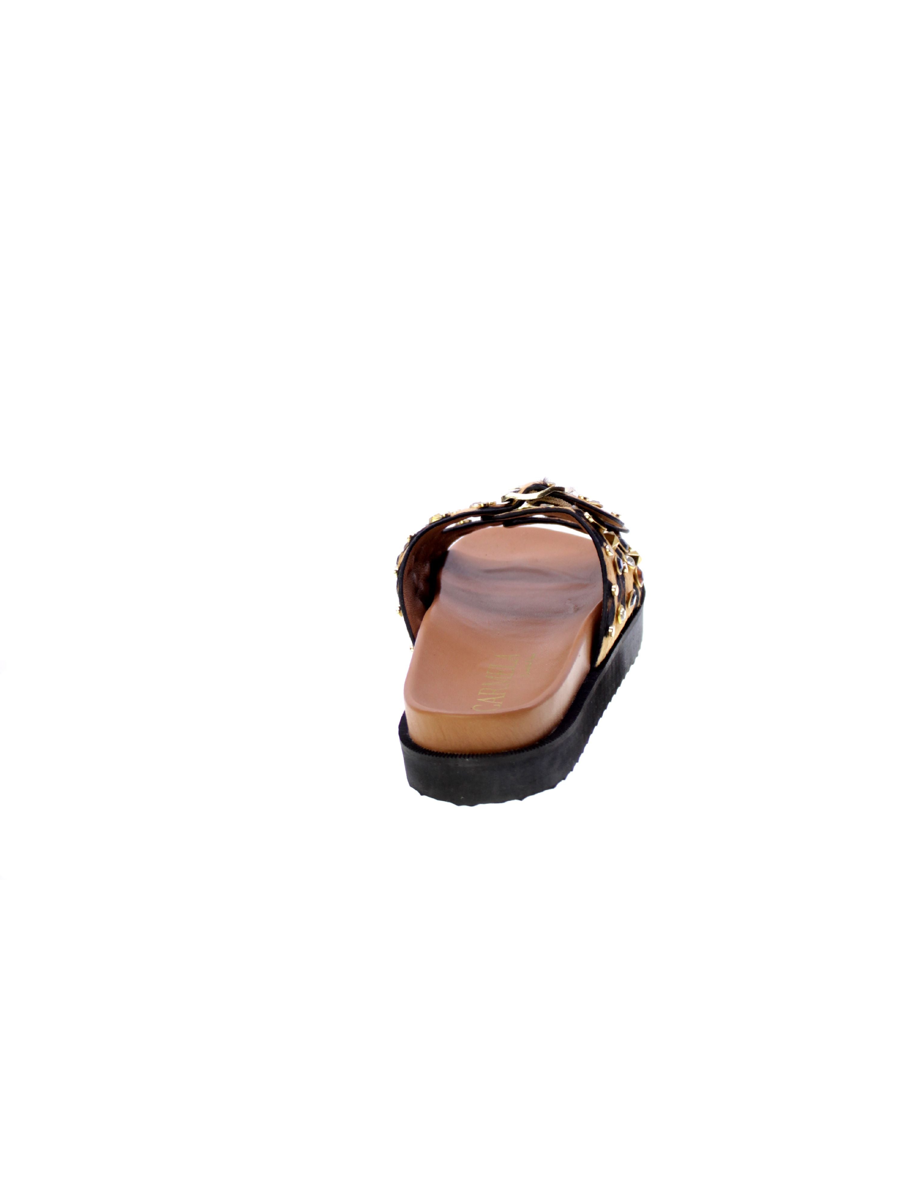 Carmela Sandalo Mules Doppia Fascia Donna Leopardato 162401