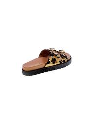 Carmela Sandalo Mules Doppia Fascia Donna Leopardato 162401