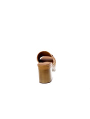 Carmela Sandalo Mules Fascia Mignon Rafia Donna Camel 162334