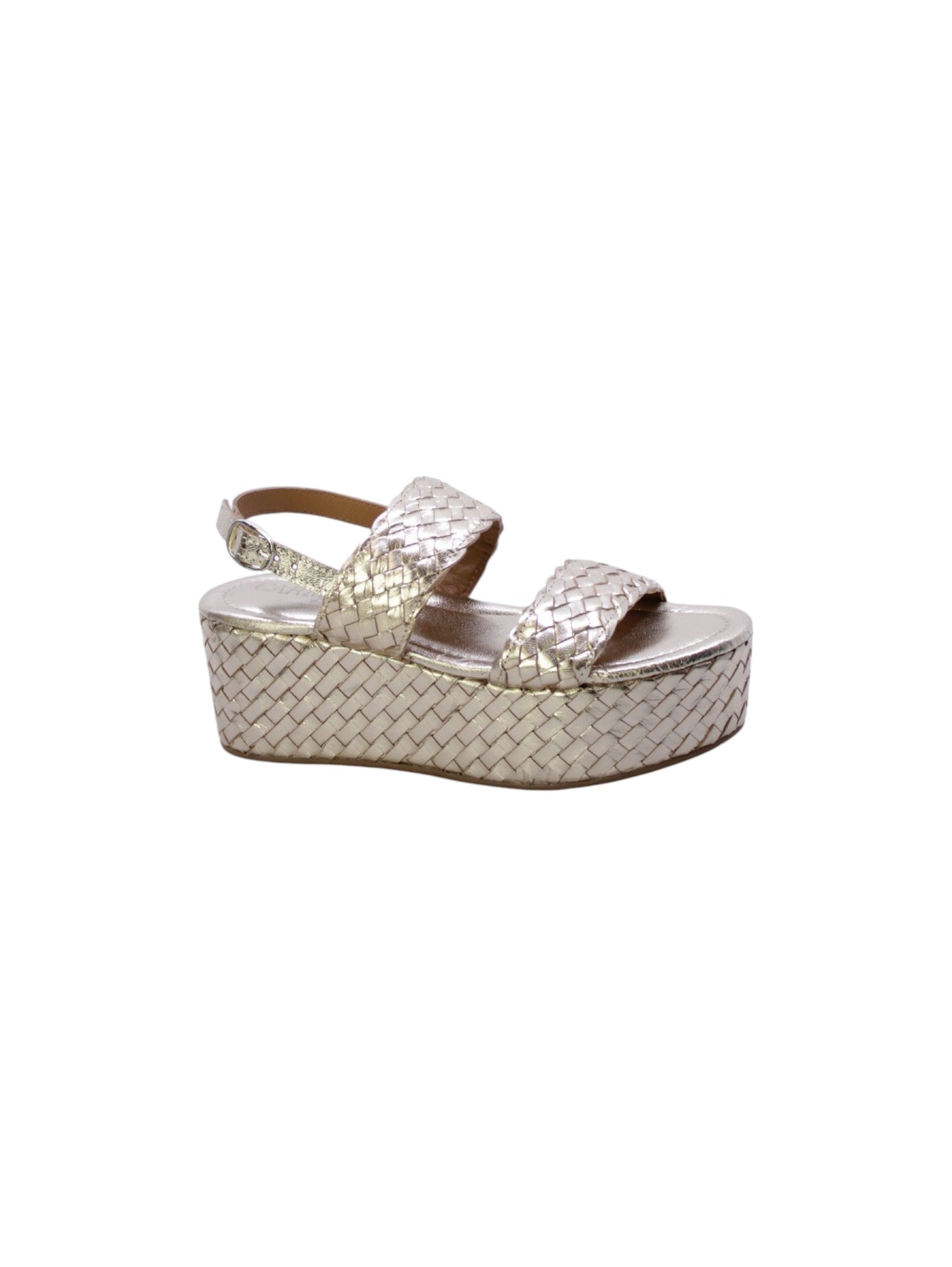 Carmela Sandalo Fasce Intrecciato Donna Oro 162232