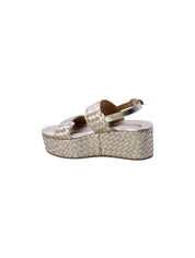 Carmela Sandalo Fasce Intrecciato Donna Oro 162232