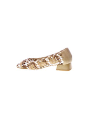 Carmela Decollete Pelle Intrecciato Donna Beige 162186