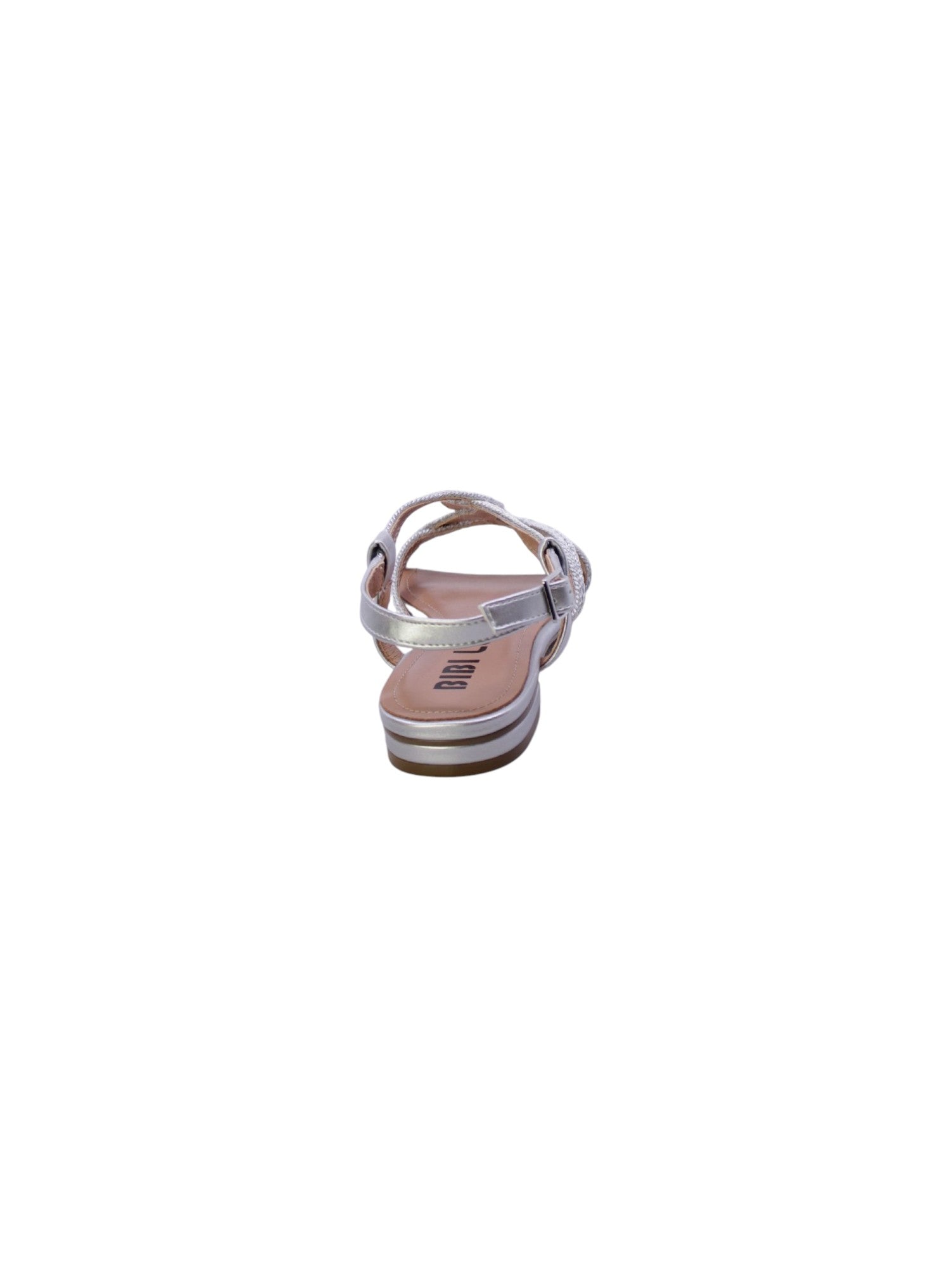 Bibi lou Sandalo Basso Strass Donna Argento 820z94hg