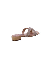 Bibi lou Sandalo Basso Muless Strass Donna Nudo 842z00hg
