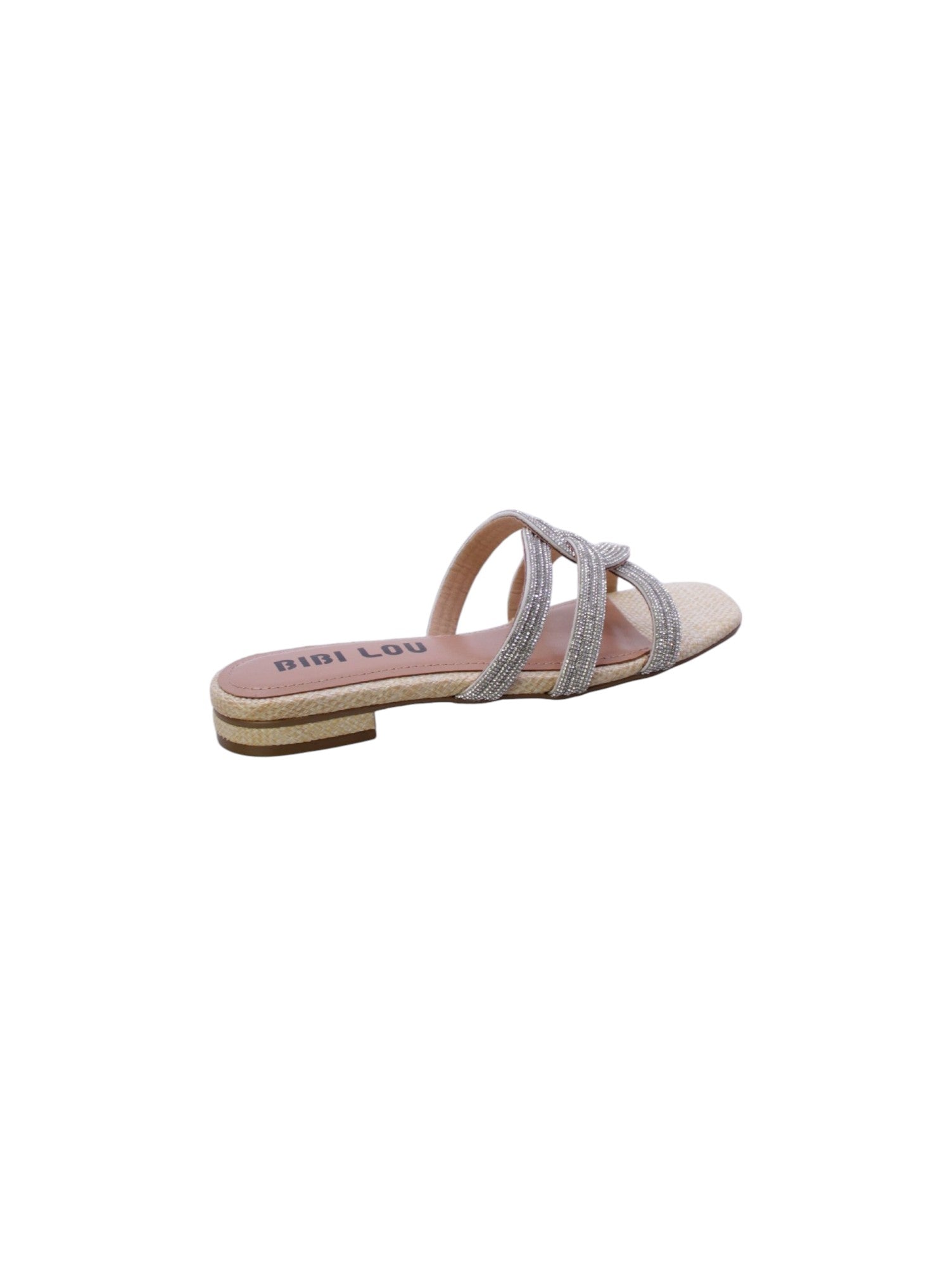 Bibi lou Sandalo Mules Strass Donna Naturale 844z69hg