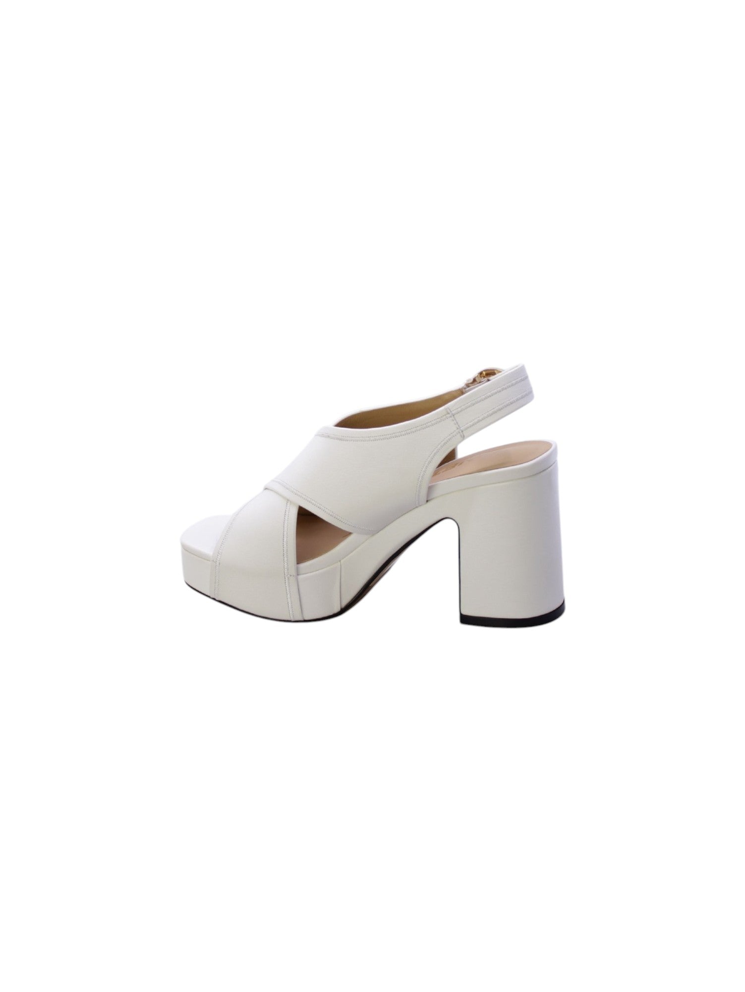 Janet & janet Sandalo Incrociato Plateau Donna Bianco J-290